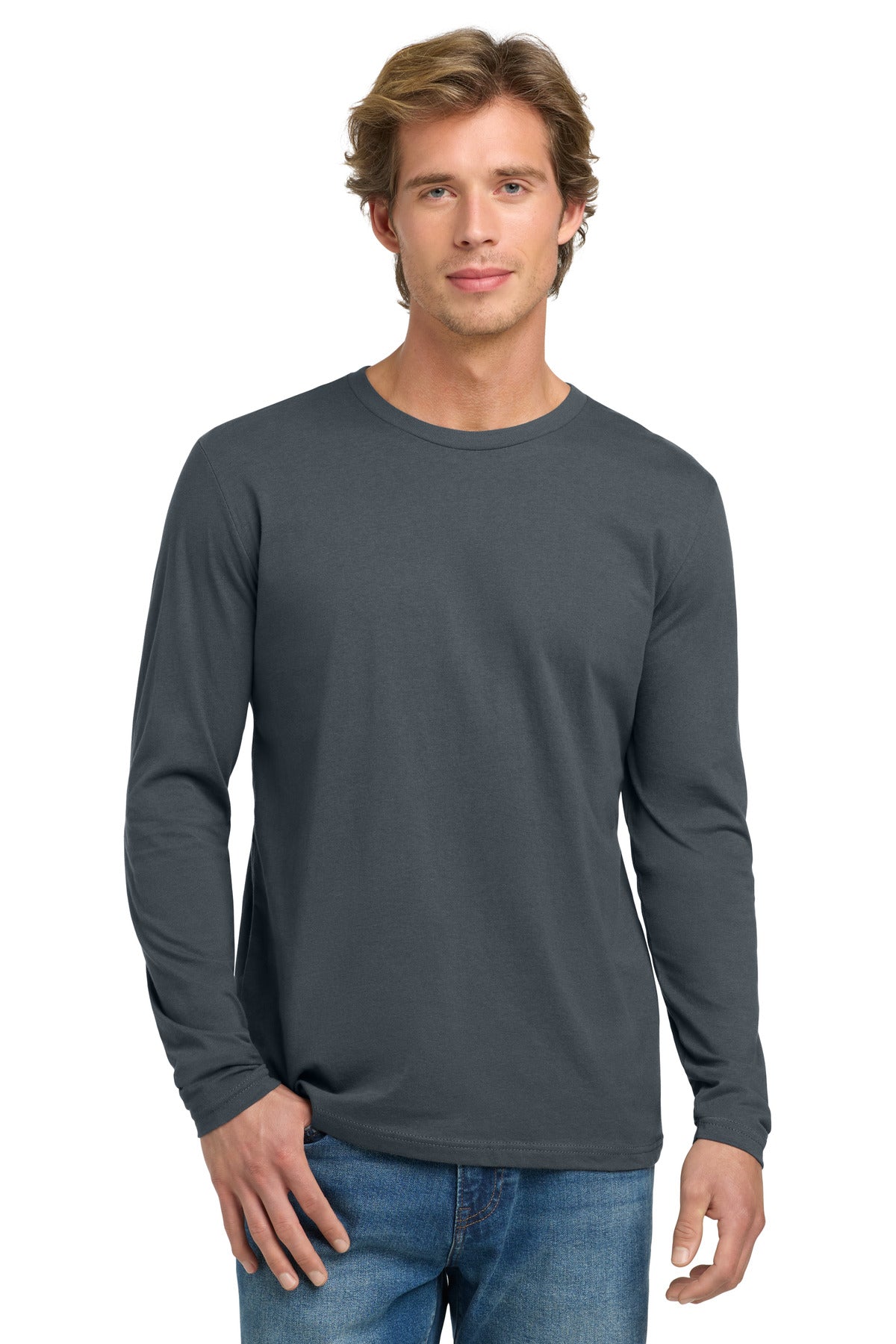 next level apparel ®  cotton long sleeve tee. nl3601