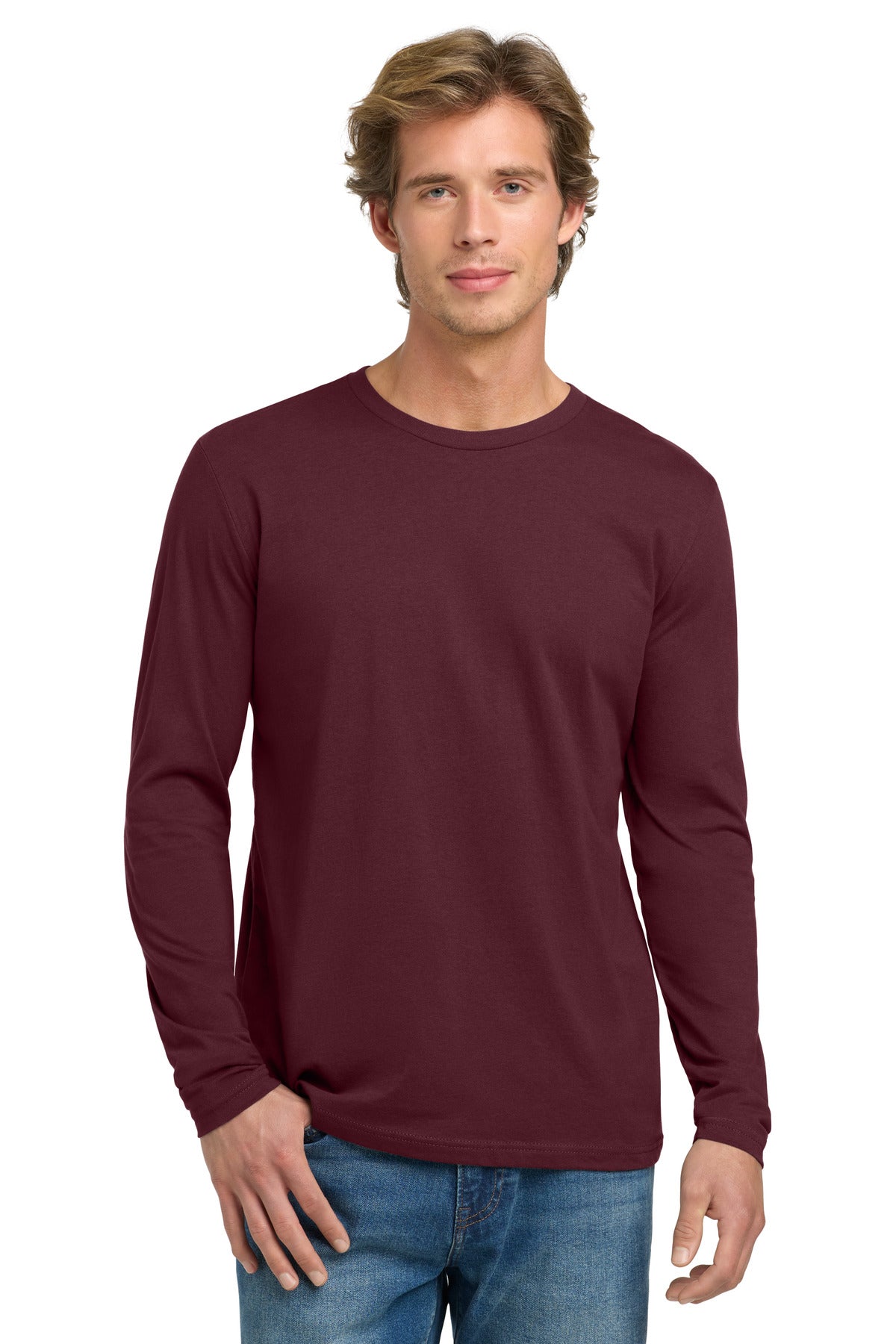 next level apparel ®  cotton long sleeve tee. nl3601