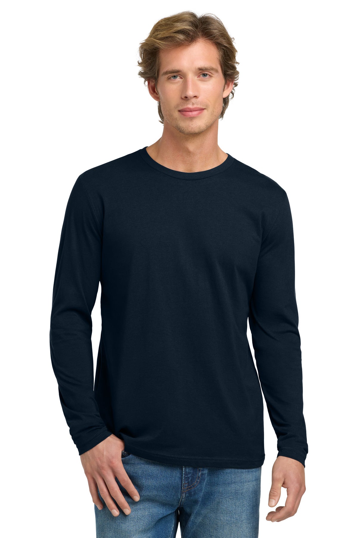 next level apparel ®  cotton long sleeve tee. nl3601