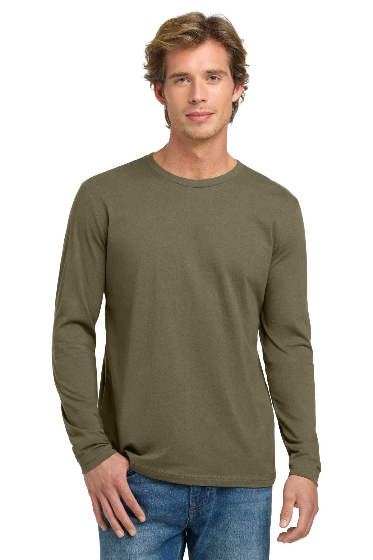 next level apparel ®  cotton long sleeve tee. nl3601