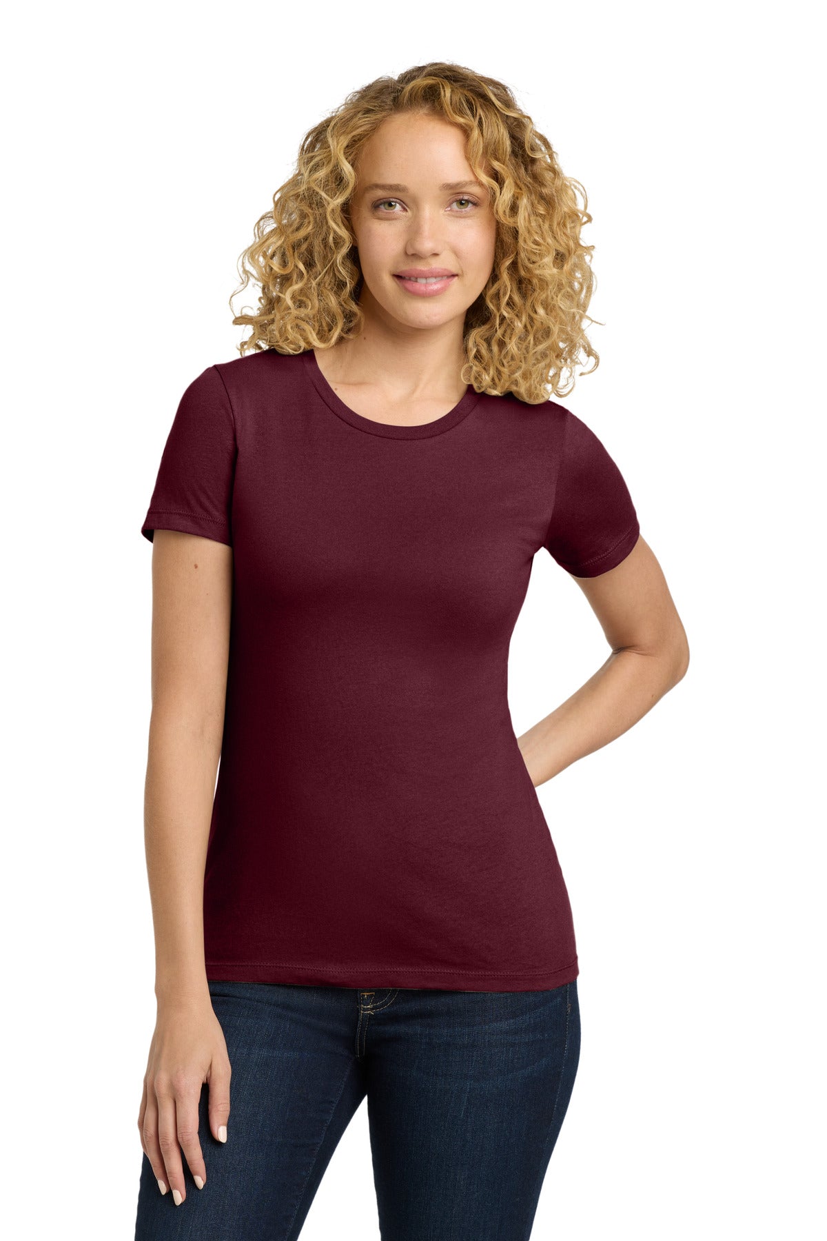 next level apparel ®  women's cotton tee. nl3900