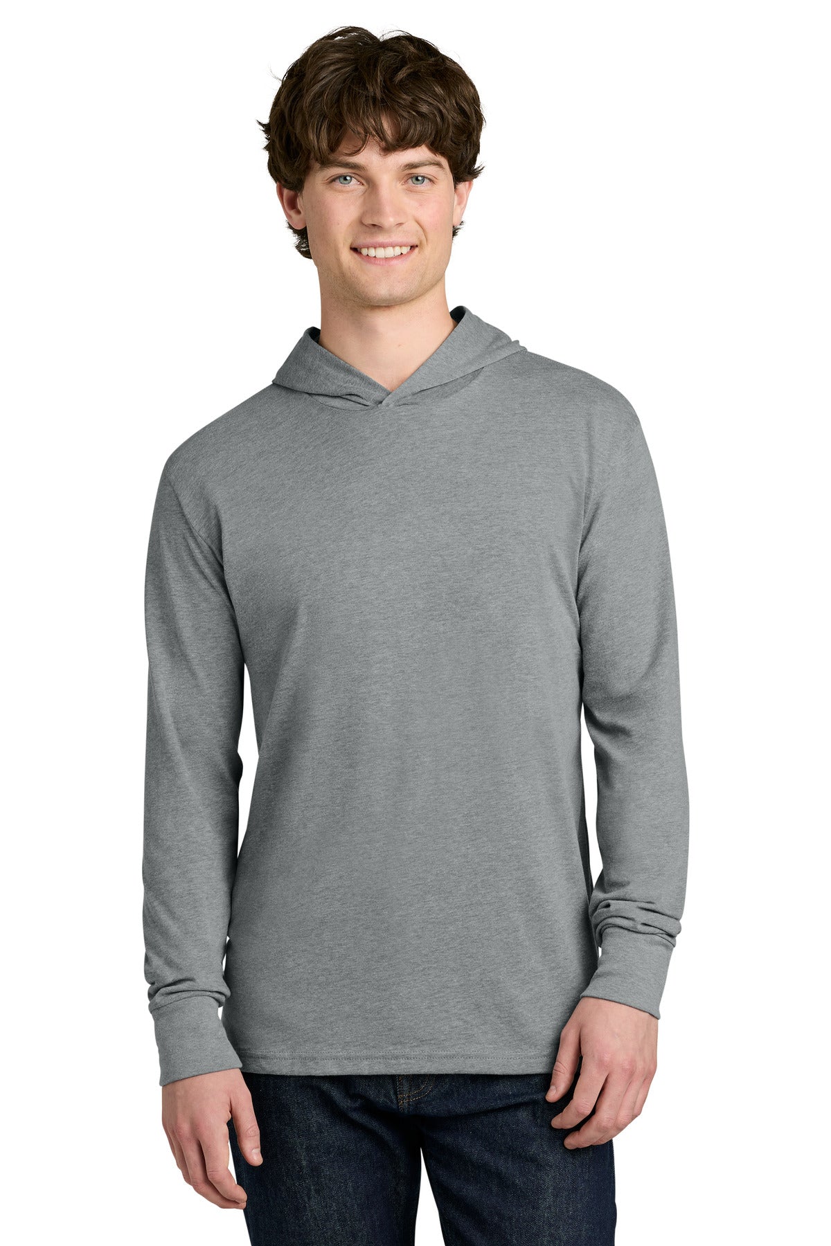 next level apparel ®  cvc long sleeve hoodie nl6221