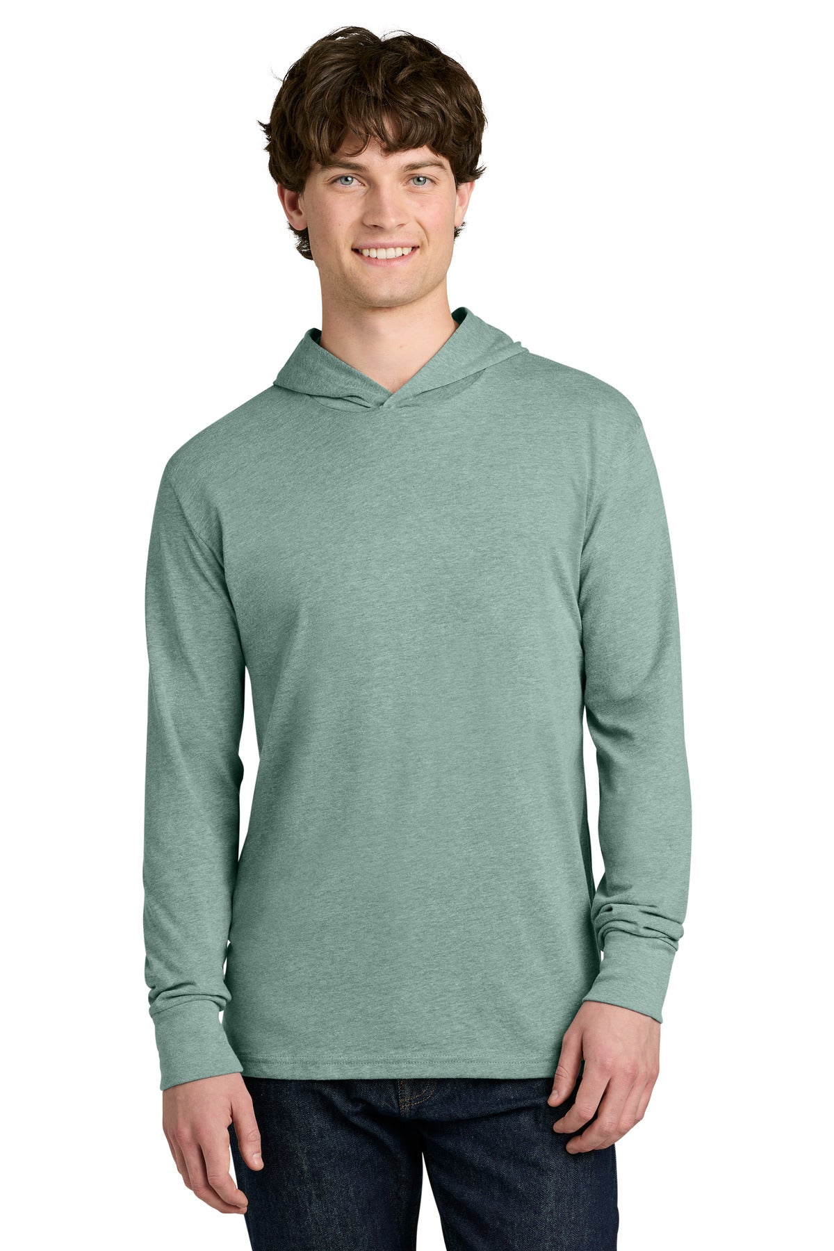 next level apparel ®  cvc long sleeve hoodie nl6221