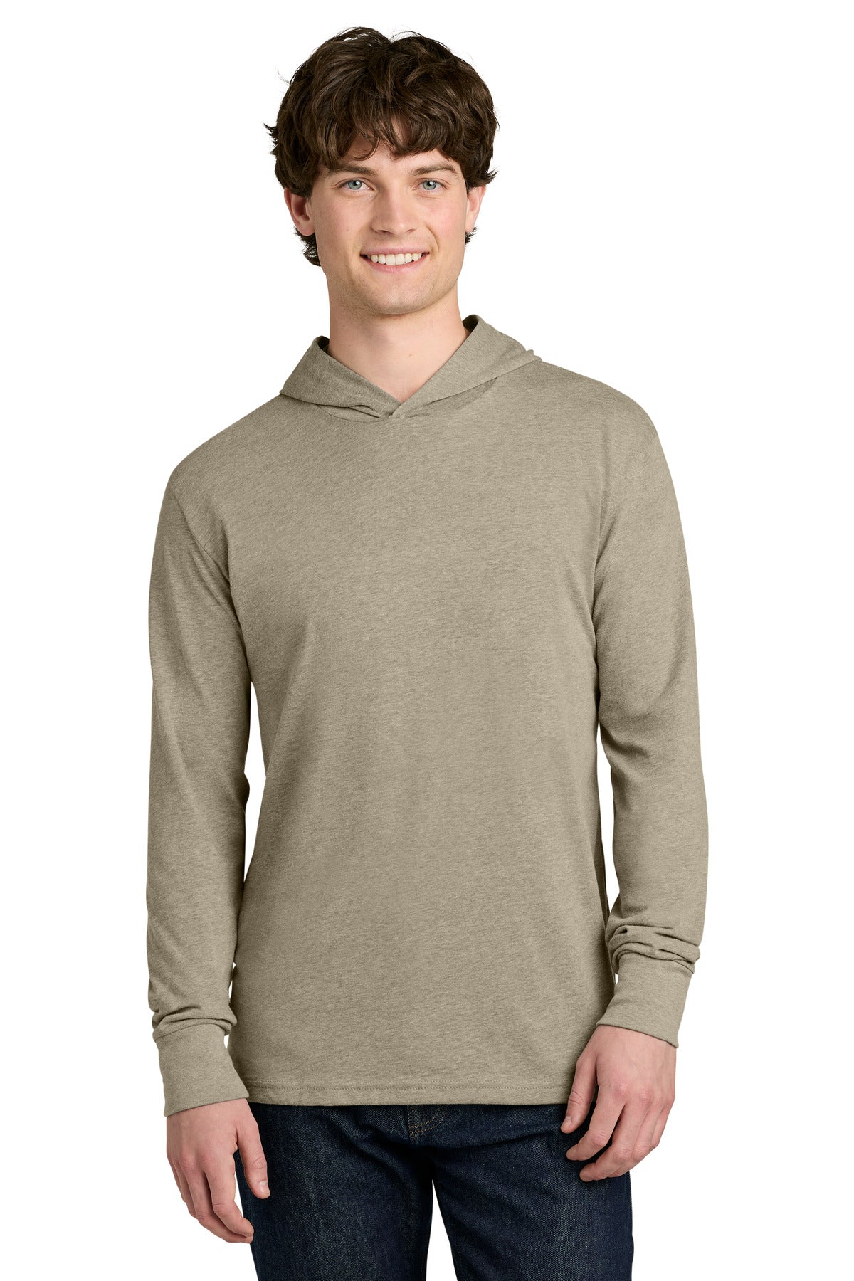 next level apparel ®  cvc long sleeve hoodie nl6221
