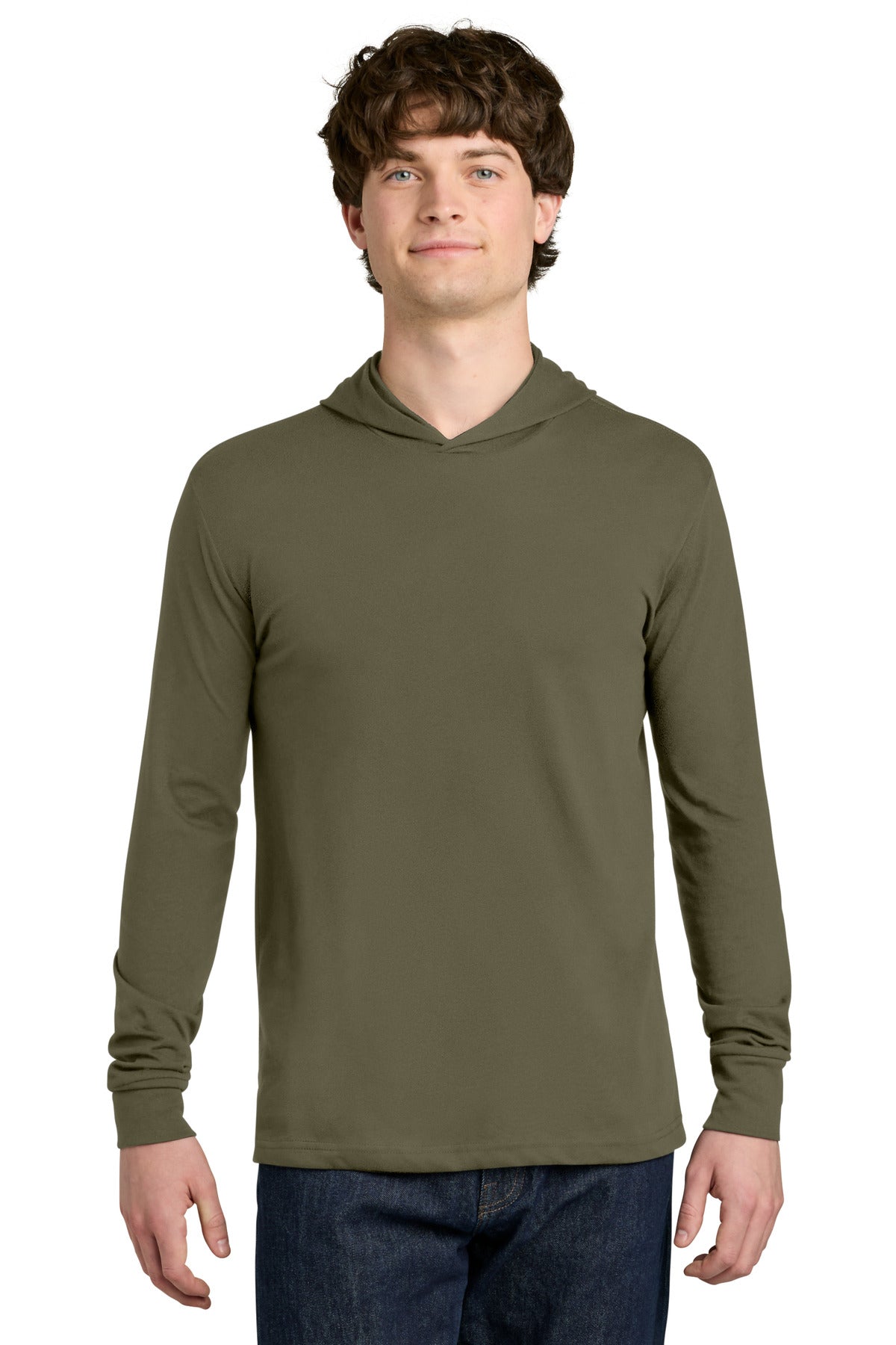 next level apparel ®  cvc long sleeve hoodie nl6221