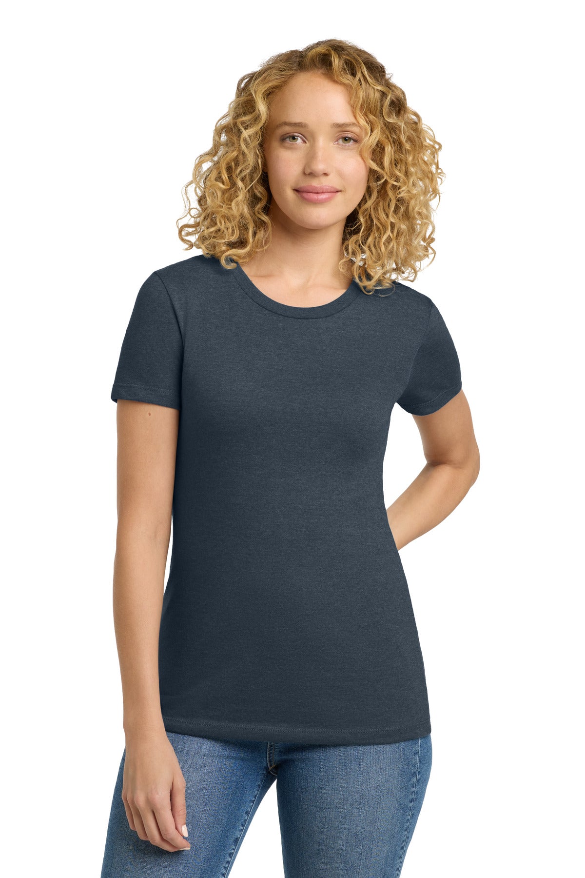 next level apparel ®   women's cvc tee. nl6610