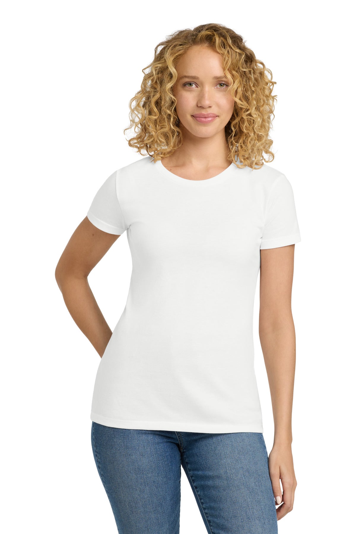 next level apparel ®   women's cvc tee. nl6610