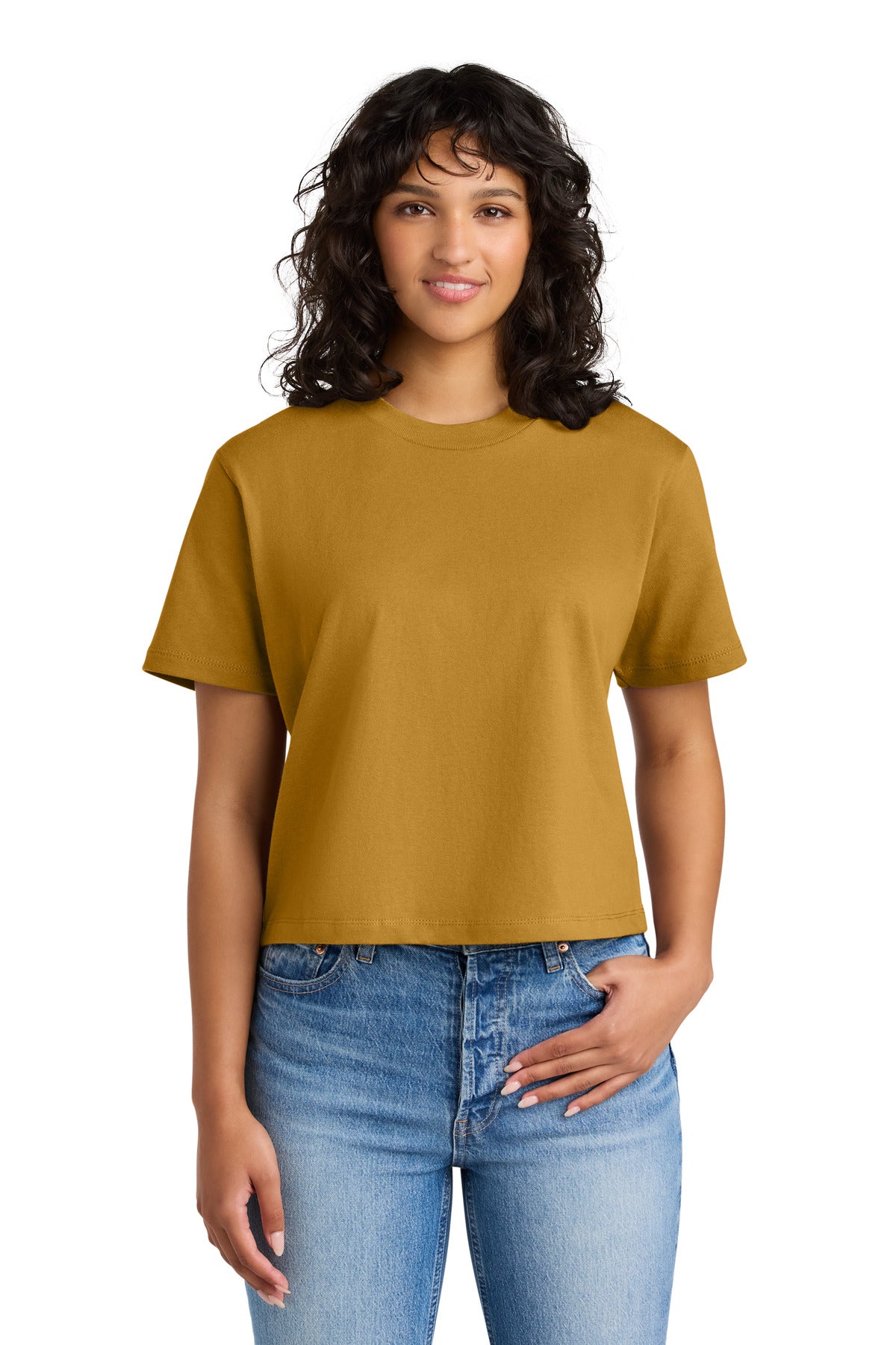 next level apparel ®  women's heavyweight boxy tee nl7610