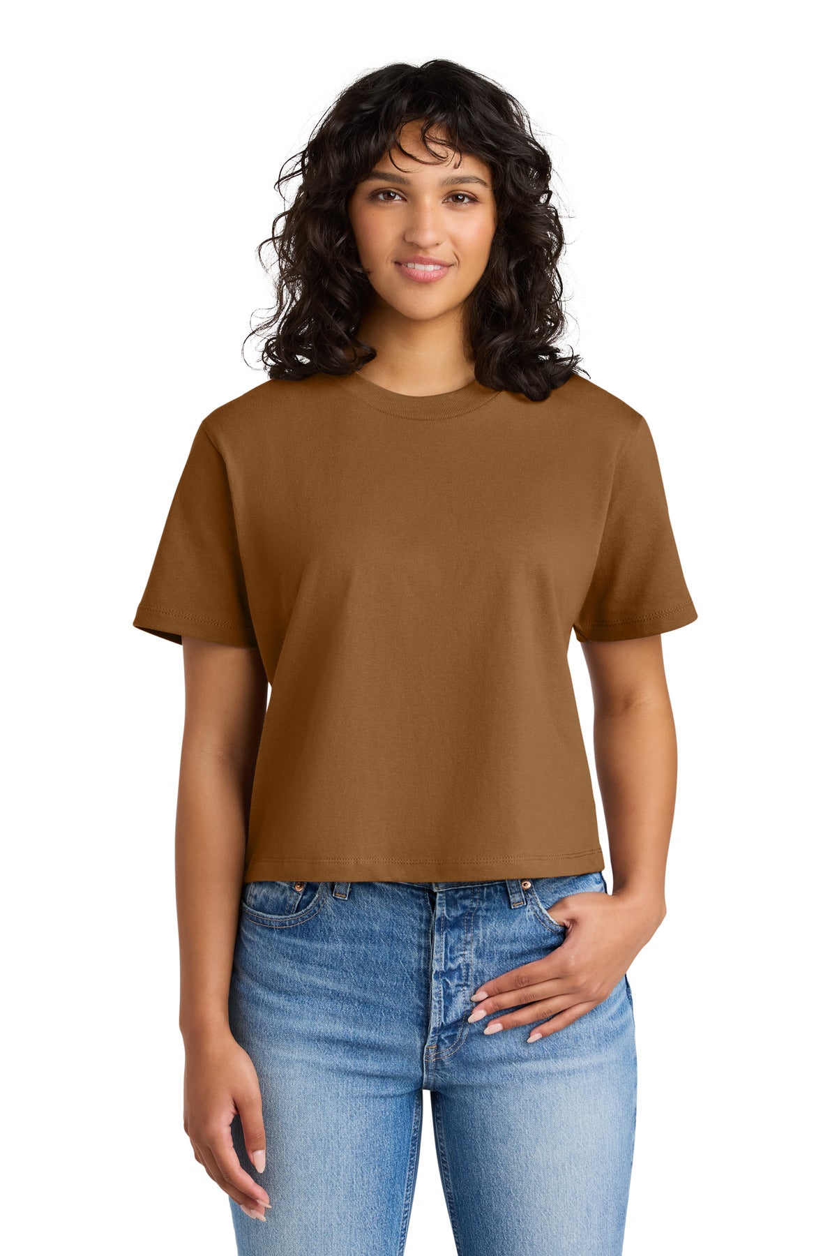 next level apparel ®  women's heavyweight boxy tee nl7610