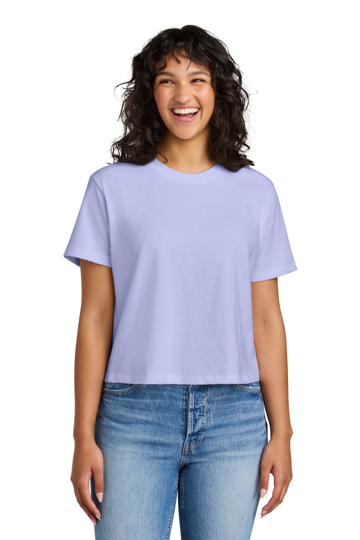 next level apparel ®  women's heavyweight boxy tee nl7610