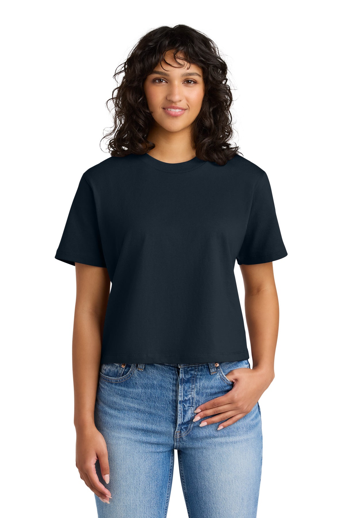 next level apparel ®  women's heavyweight boxy tee nl7610