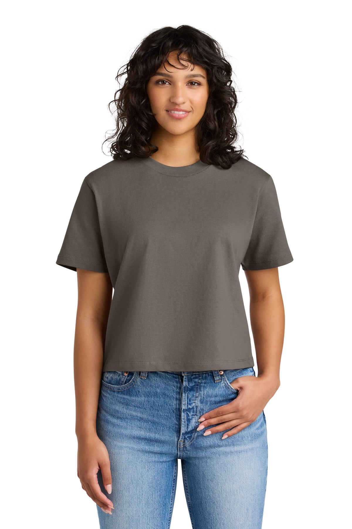 next level apparel ®  women's heavyweight boxy tee nl7610