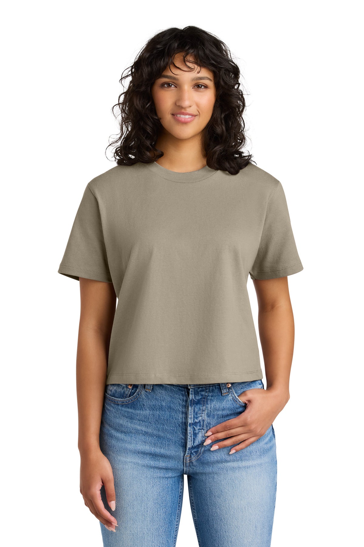 next level apparel ®  women's heavyweight boxy tee nl7610
