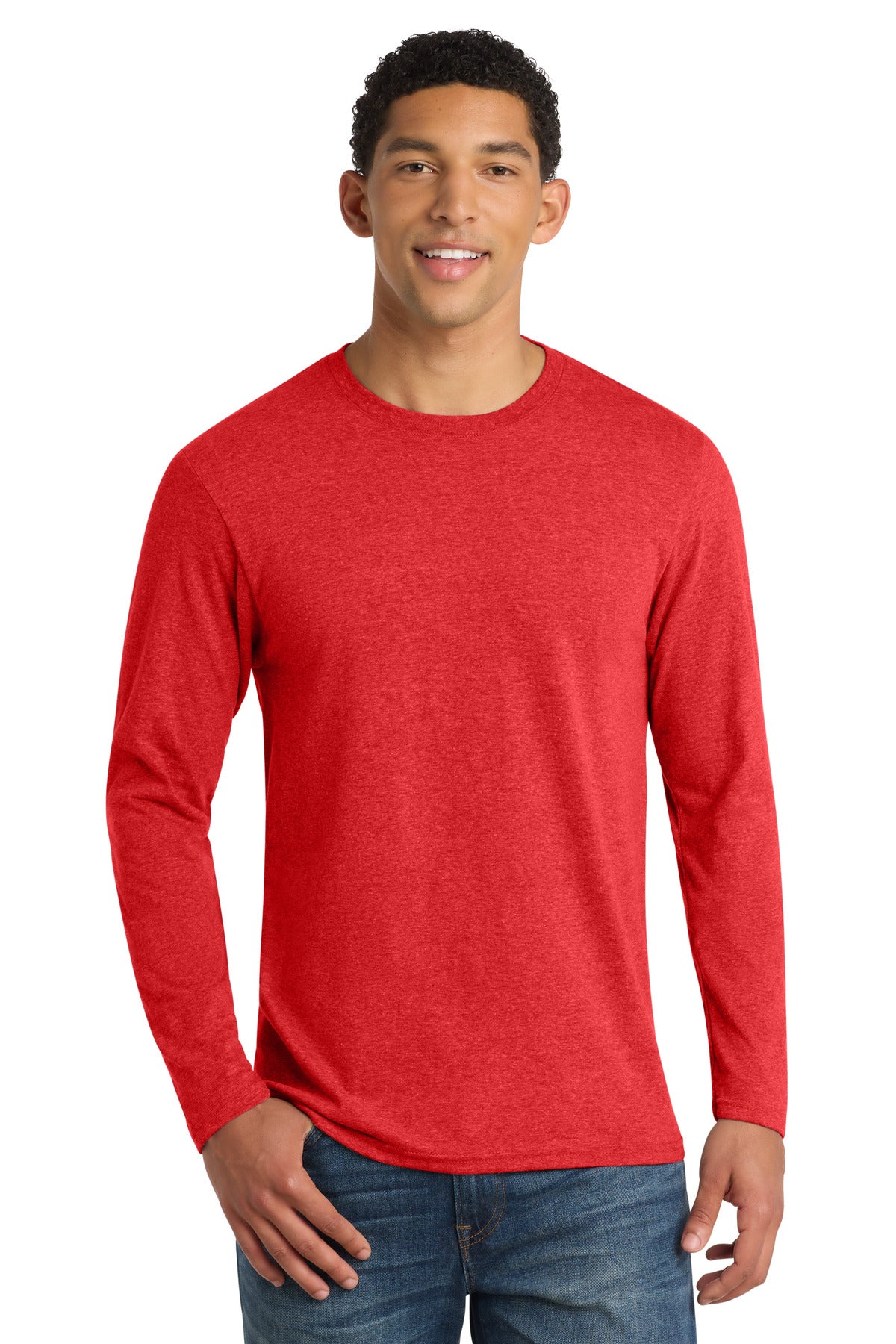 port & co ™  long sleeve fan favorite  ™  blend tee. pc455ls