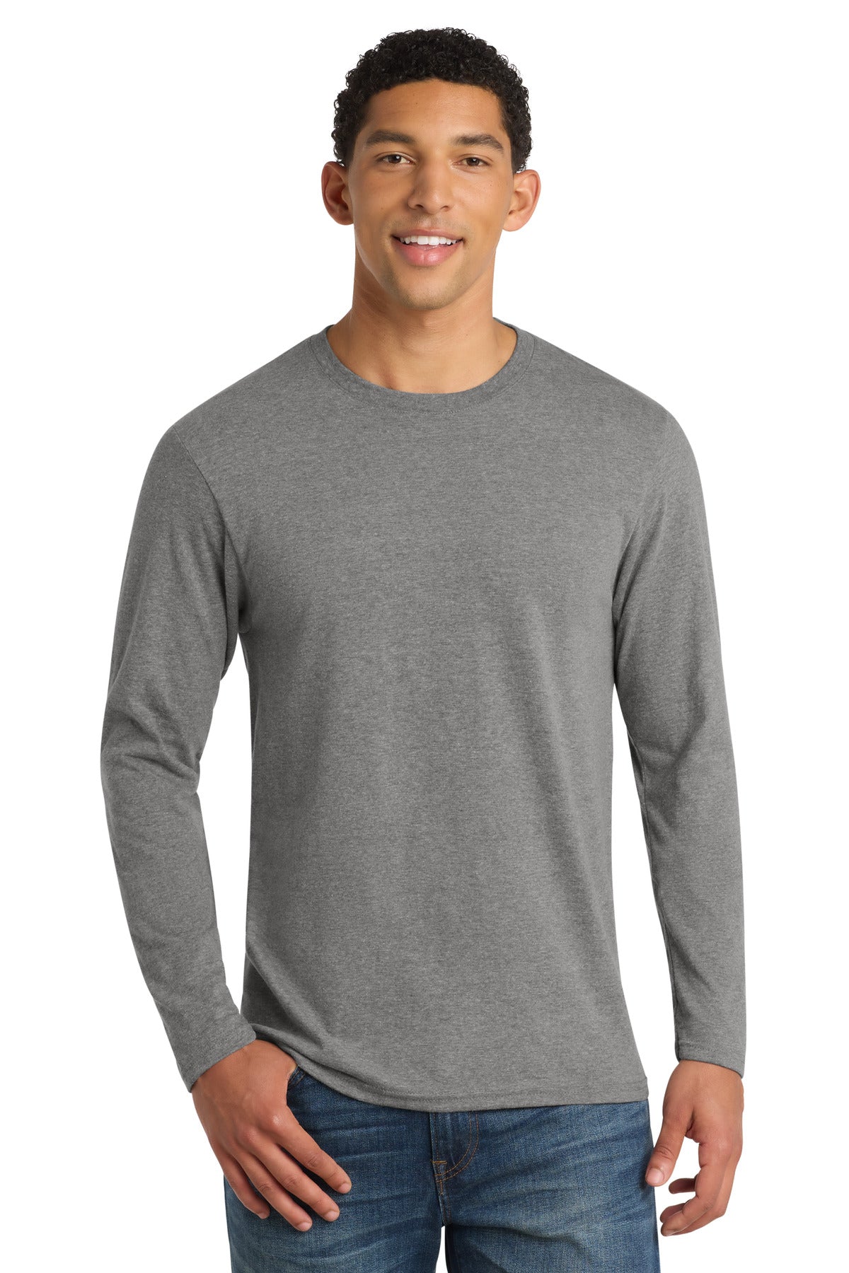 port & co ™  long sleeve fan favorite  ™  blend tee. pc455ls