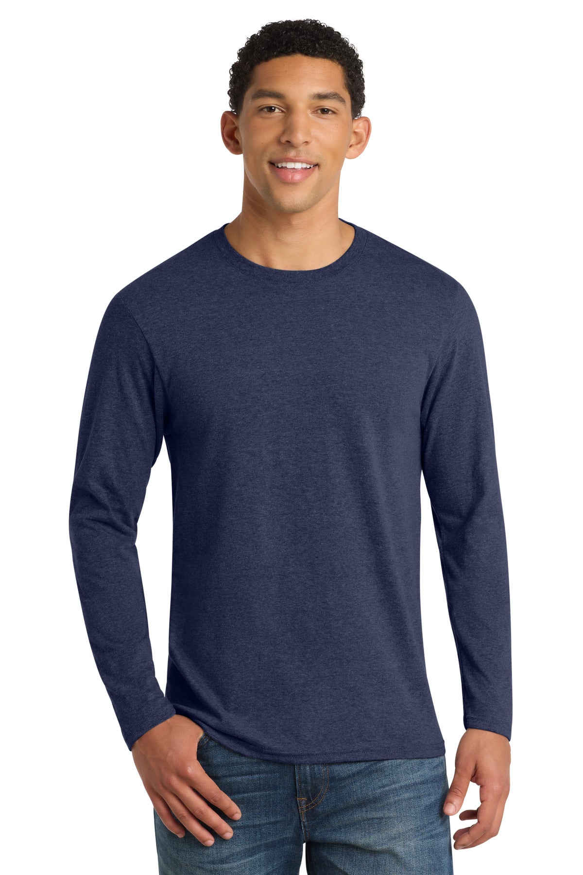 port & co ™  long sleeve fan favorite  ™  blend tee. pc455ls