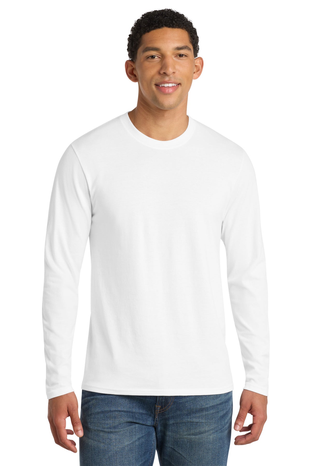 port & co ™  long sleeve fan favorite  ™  blend tee. pc455ls