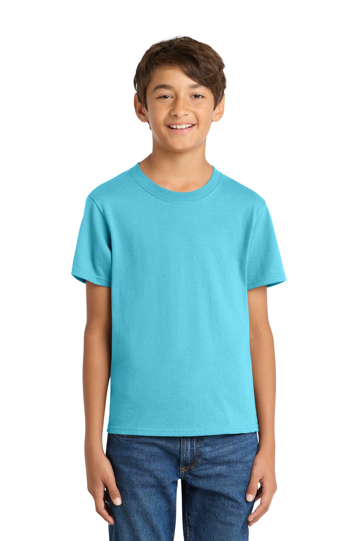 port & co ™  youth core cotton tee. pc54y
