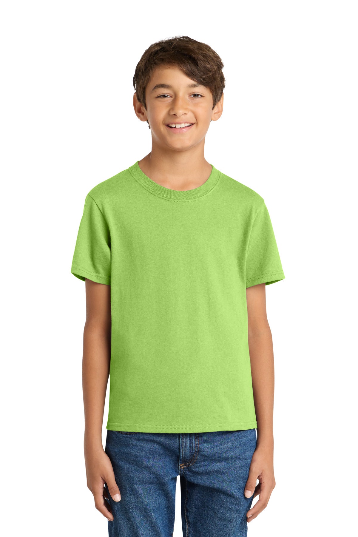 port & co ™  youth core cotton tee. pc54y