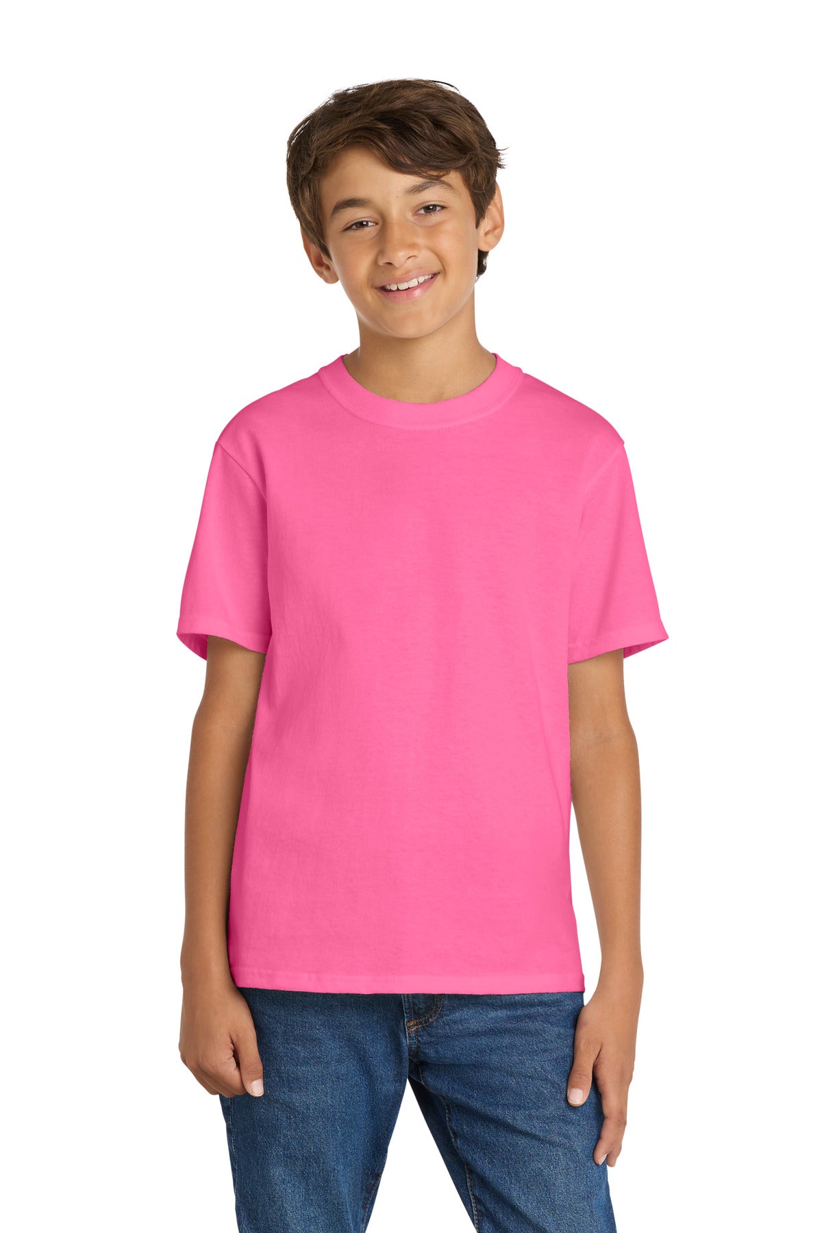 port & co ™  youth core cotton tee. pc54y