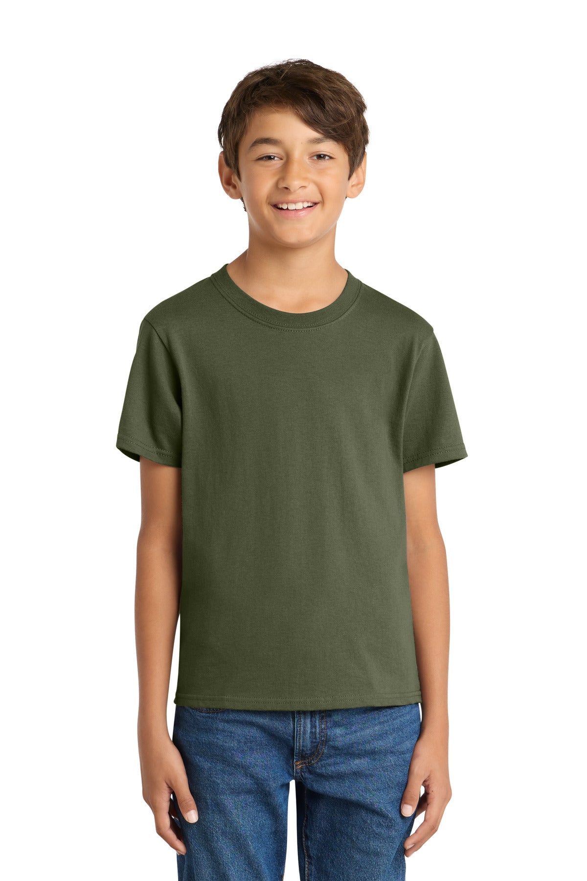 port & co ™  youth core cotton tee. pc54y