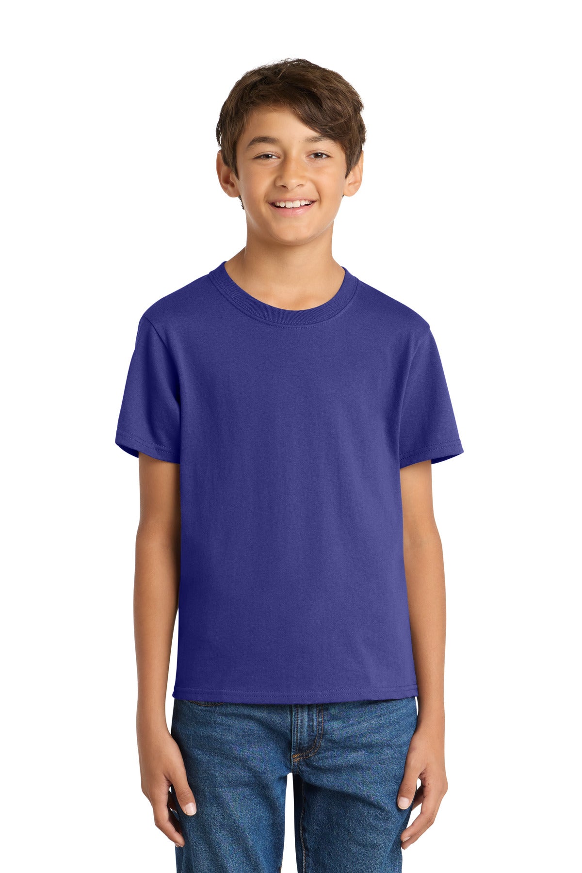 port & co ™  youth core cotton tee. pc54y