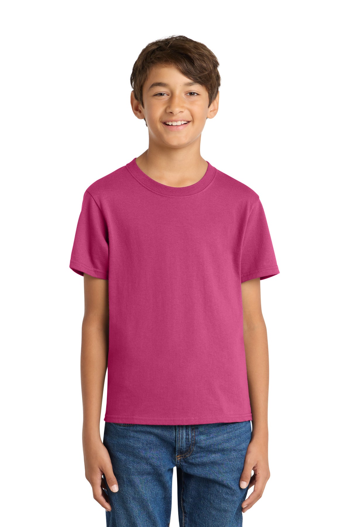 port & co ™  youth core cotton tee. pc54y
