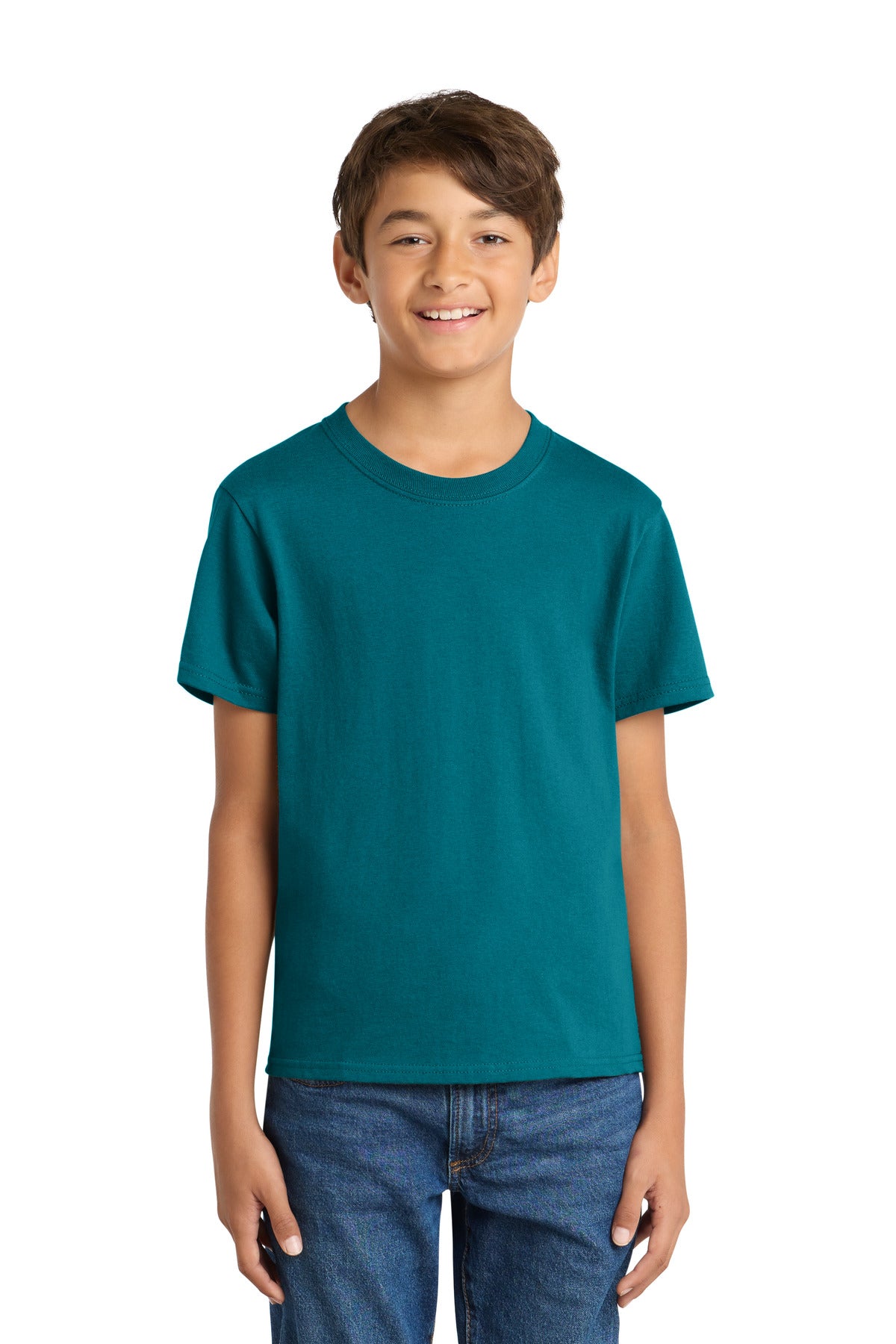 port & co ™  youth core cotton tee. pc54y
