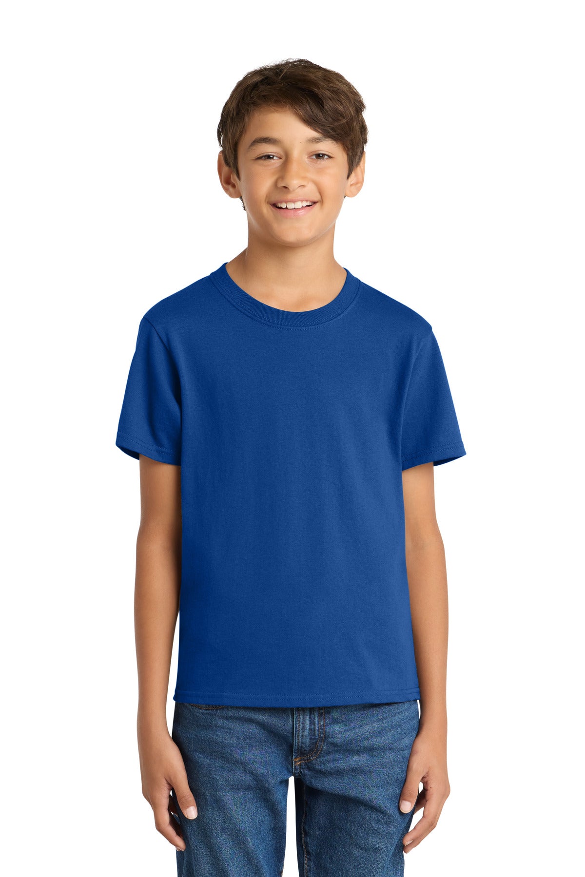 port & co ™  youth core cotton tee. pc54y