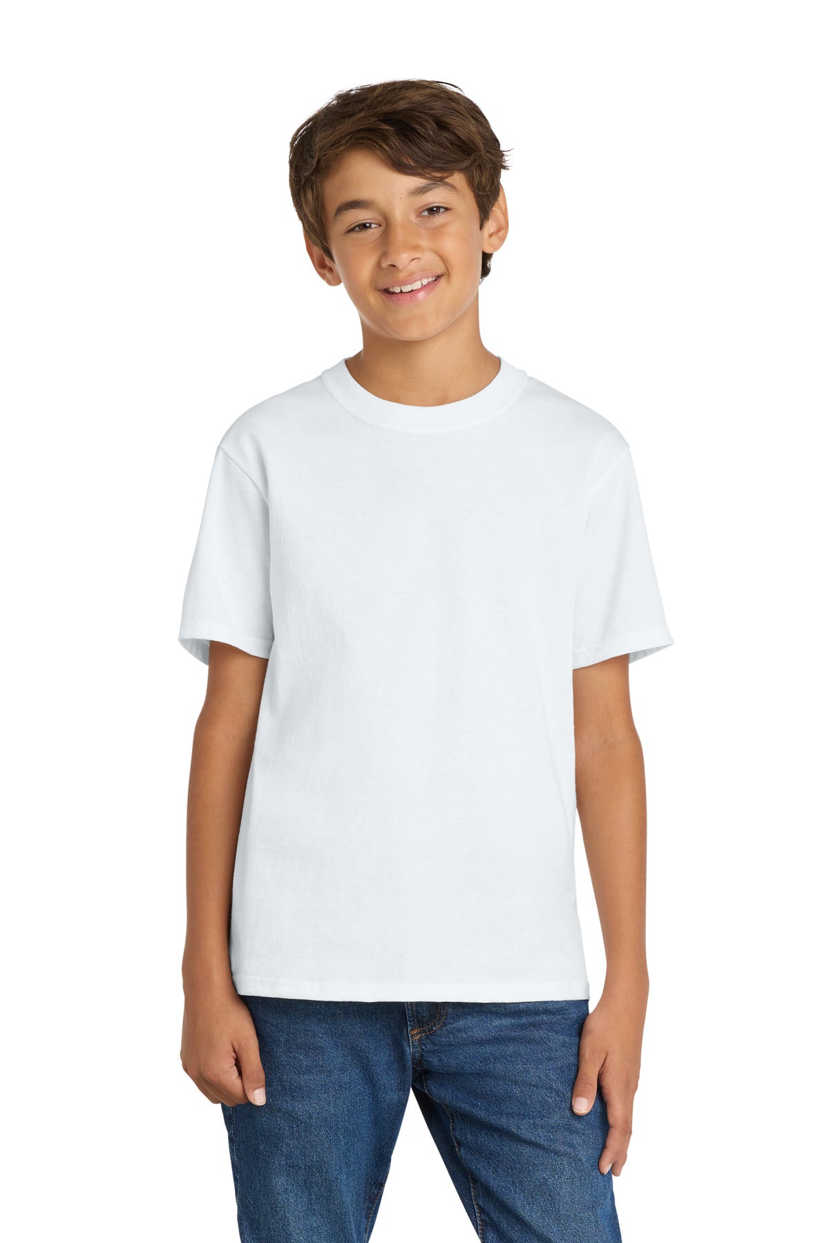 port & co ™  youth core cotton tee. pc54y