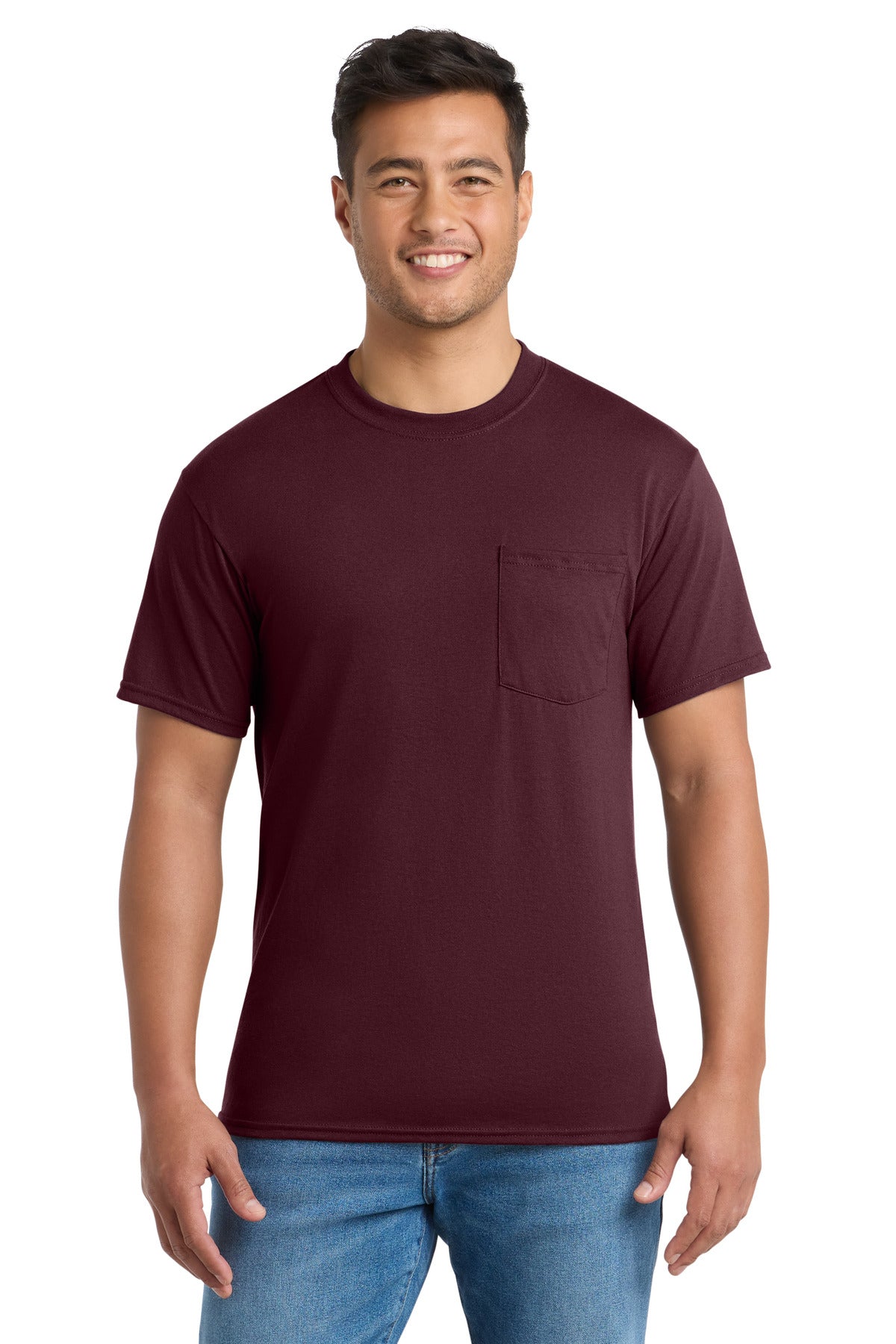 port & co ™  core blend pocket tee. pc55p