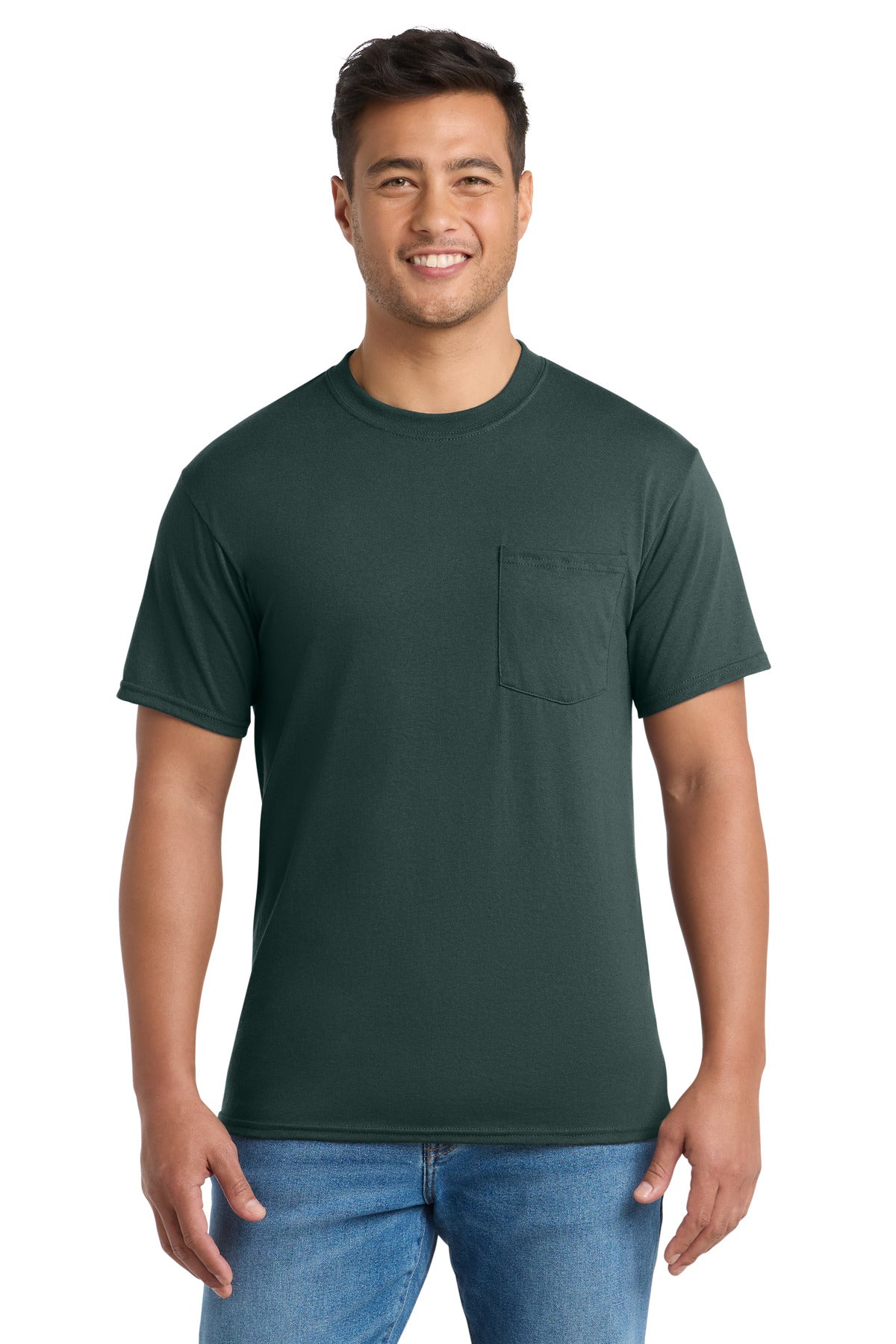 port & co ™  core blend pocket tee. pc55p