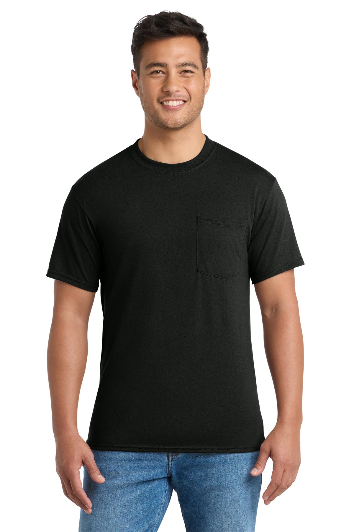 port & co ™  core blend pocket tee. pc55p