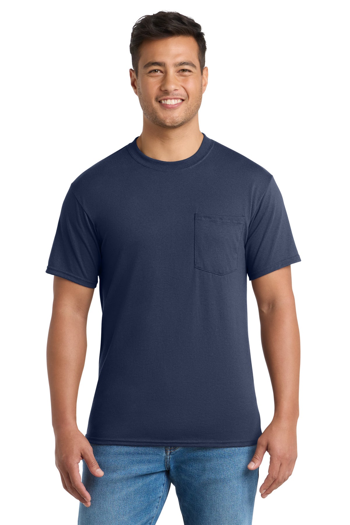 port & co ™  core blend pocket tee. pc55p