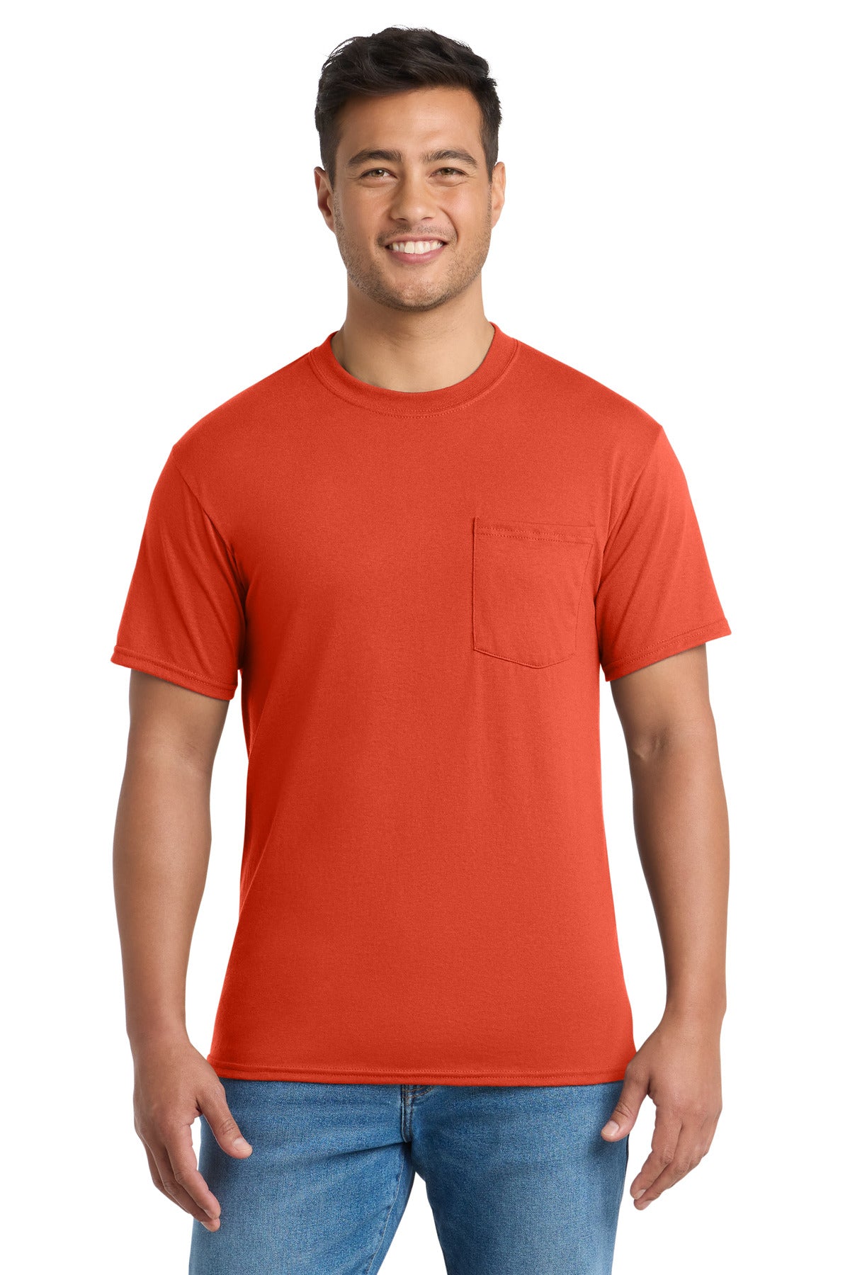 port & co ™  core blend pocket tee. pc55p