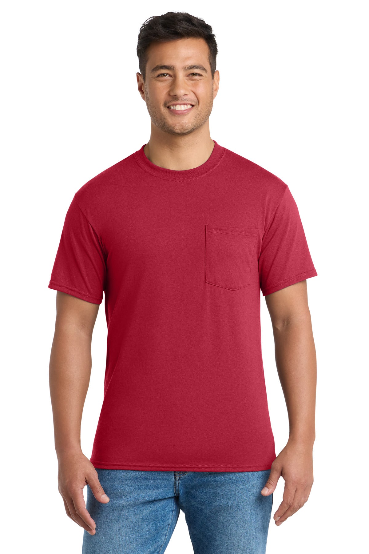 port & co ™  core blend pocket tee. pc55p