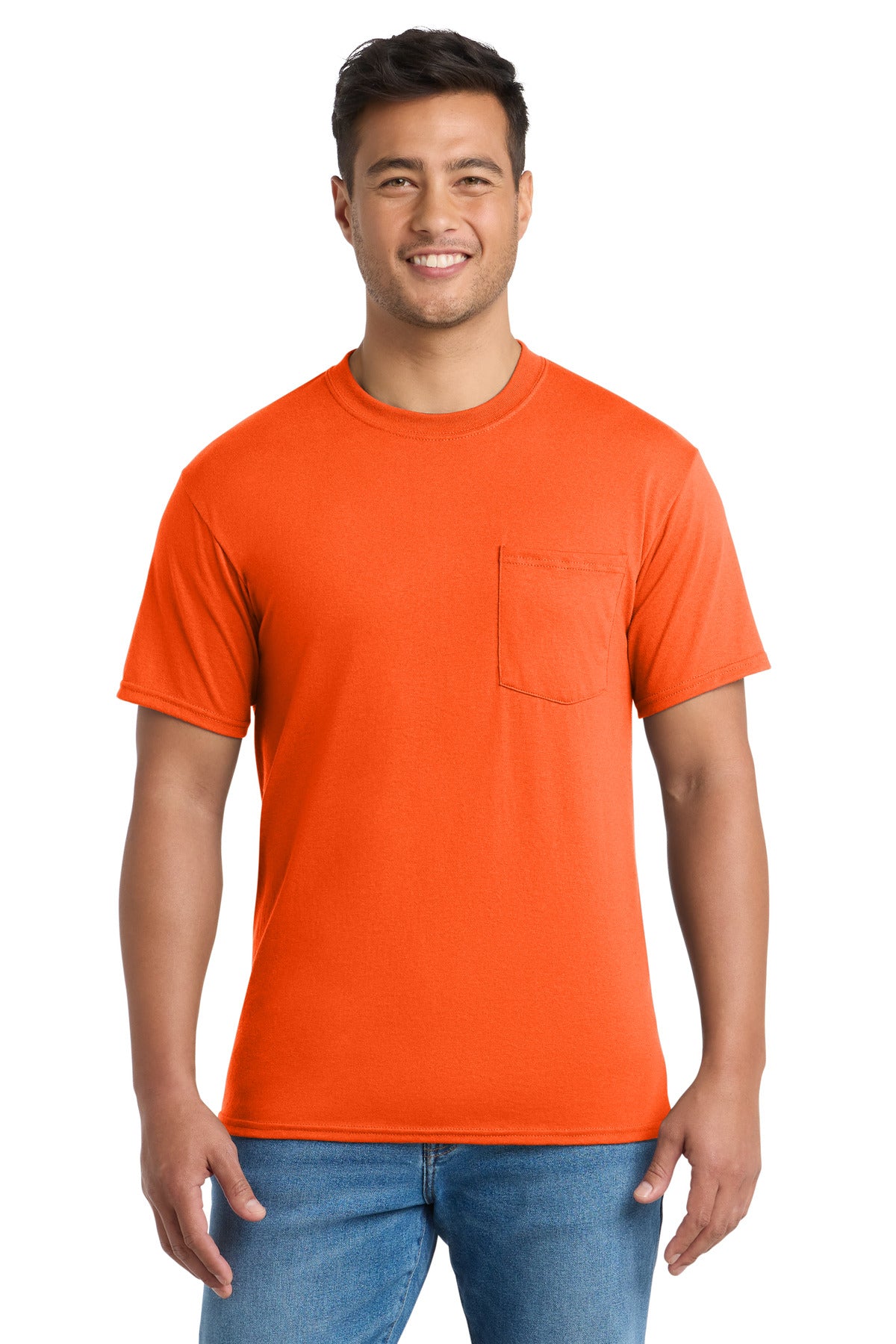 port & co ™  core blend pocket tee. pc55p