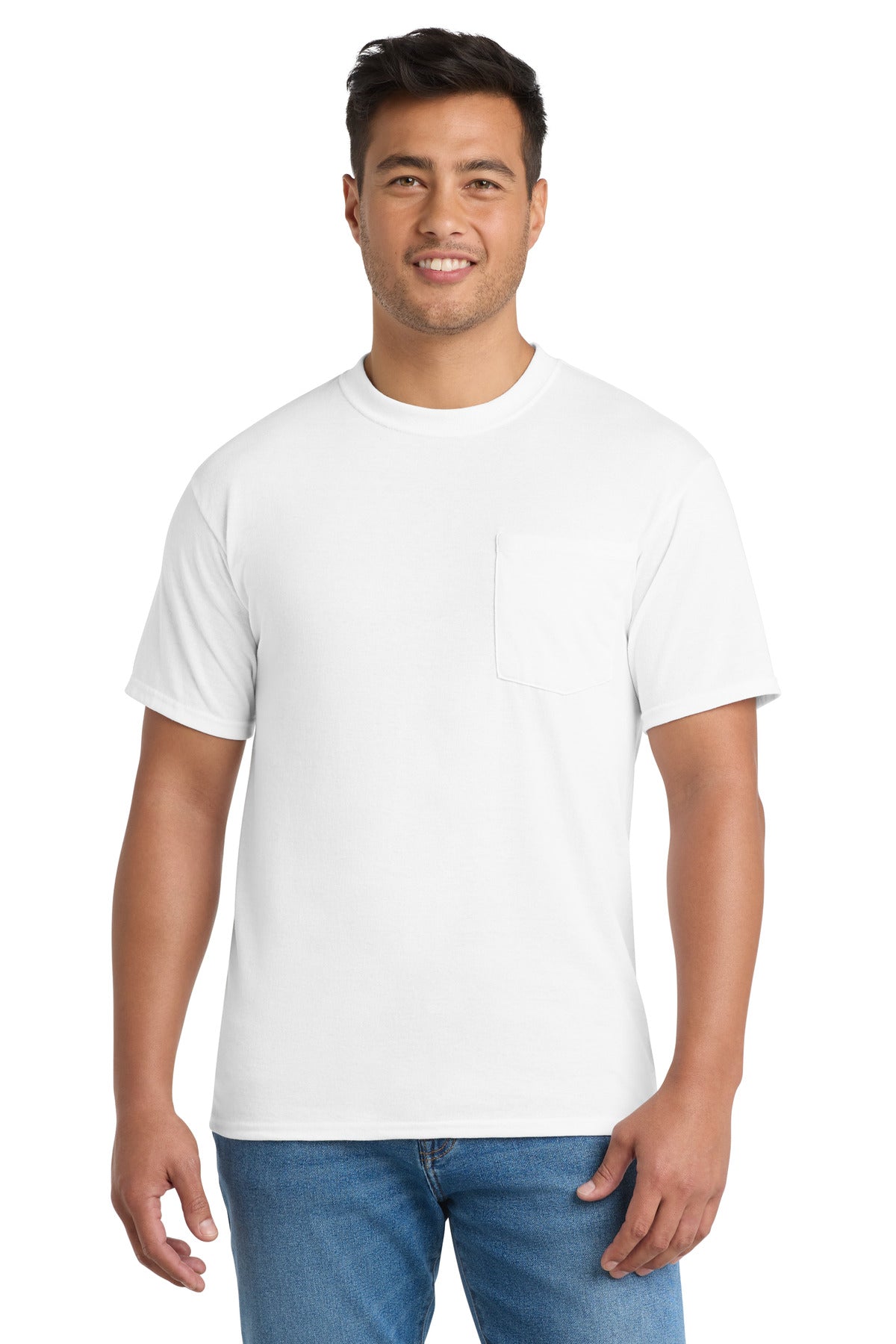 port & co ™  core blend pocket tee. pc55p