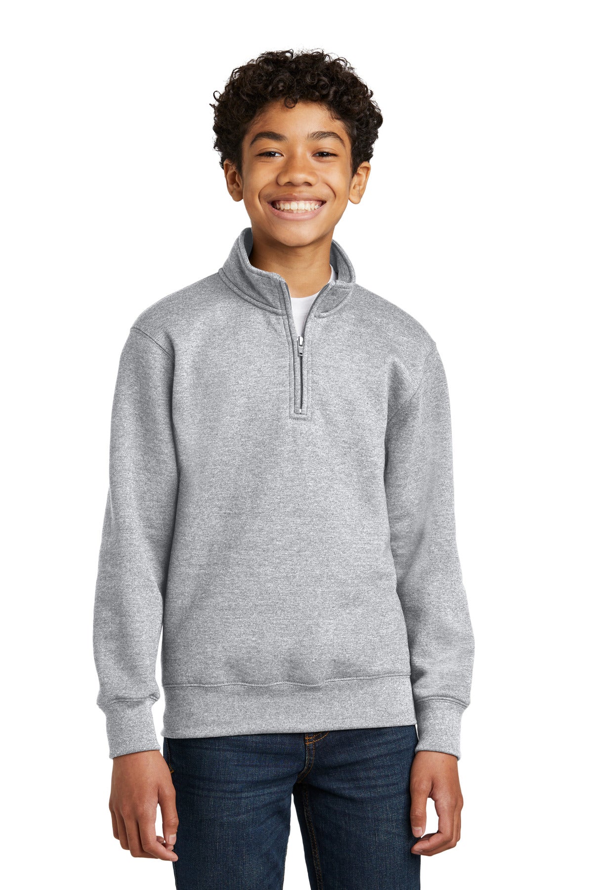 port & co ™  youth core fleece 1/4-zip pullover sweatshirt pc78yq