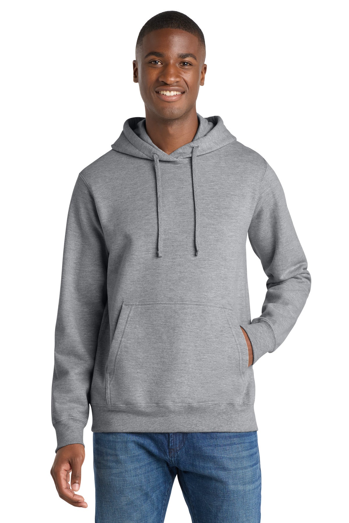 port & co ™  fan favorite fleece pullover hooded sweatshirt. pc850h