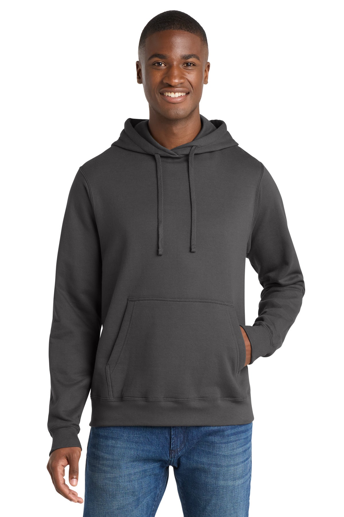 port & co ™  fan favorite fleece pullover hooded sweatshirt. pc850h