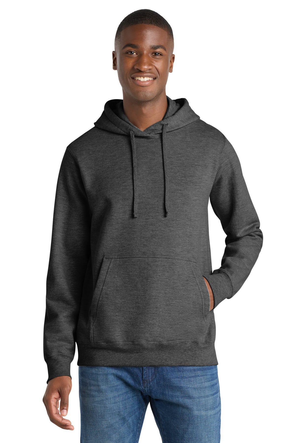 port & co ™  fan favorite fleece pullover hooded sweatshirt. pc850h