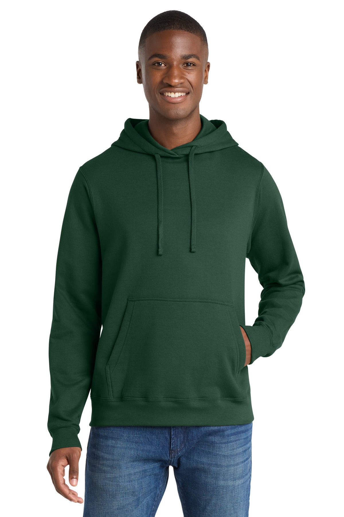 port & co ™  fan favorite fleece pullover hooded sweatshirt. pc850h
