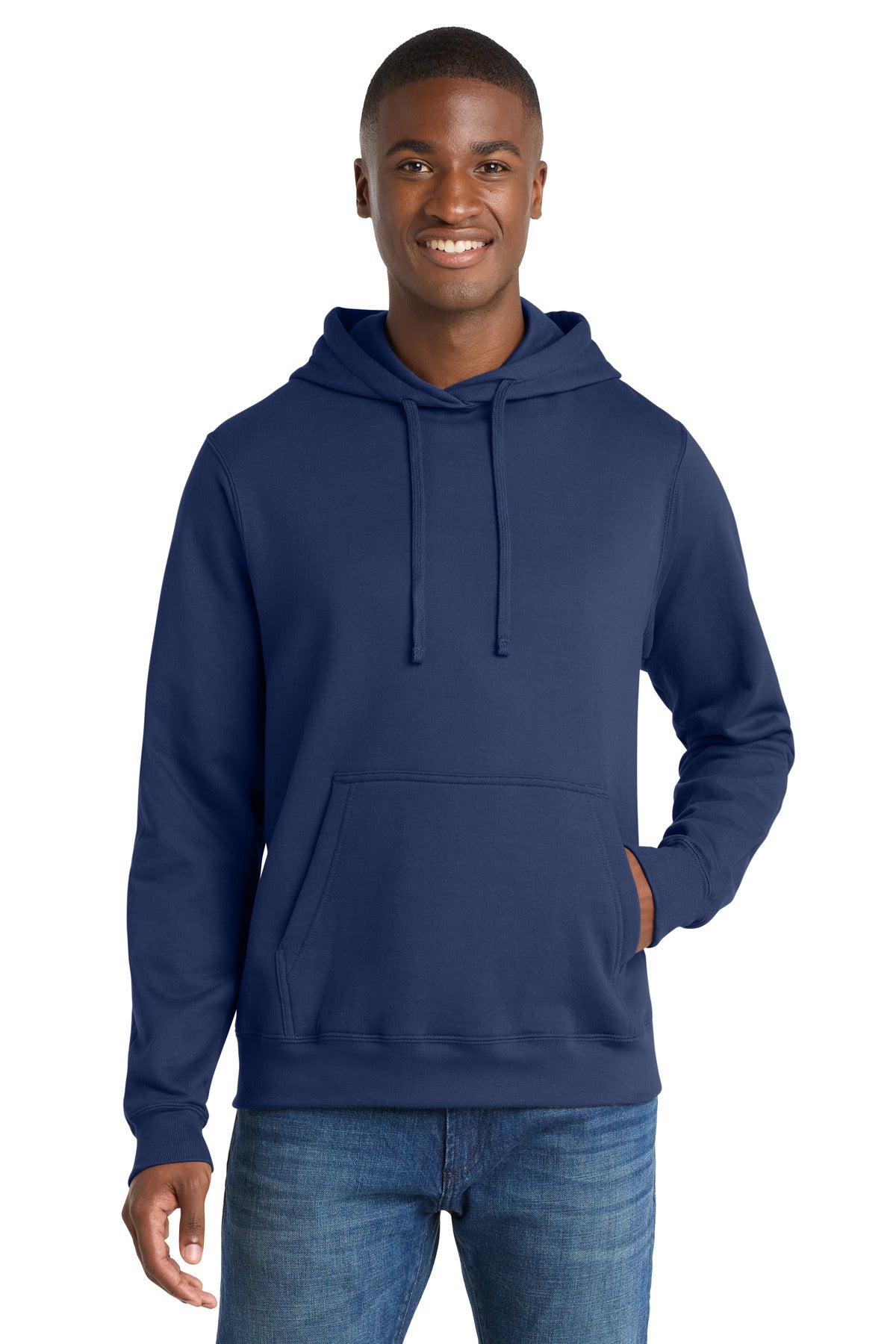 port & co ™  fan favorite fleece pullover hooded sweatshirt. pc850h