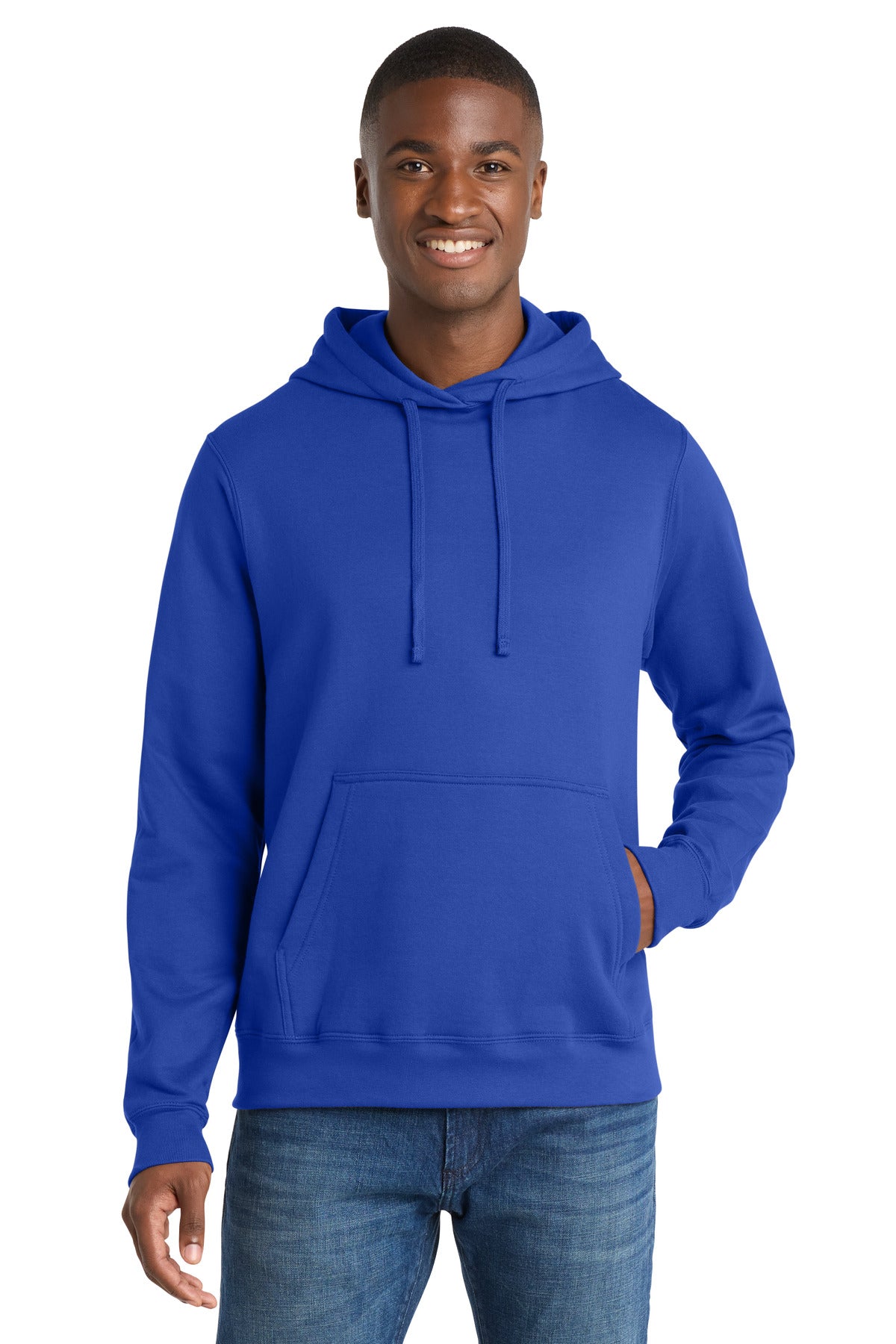 port & co ™  fan favorite fleece pullover hooded sweatshirt. pc850h