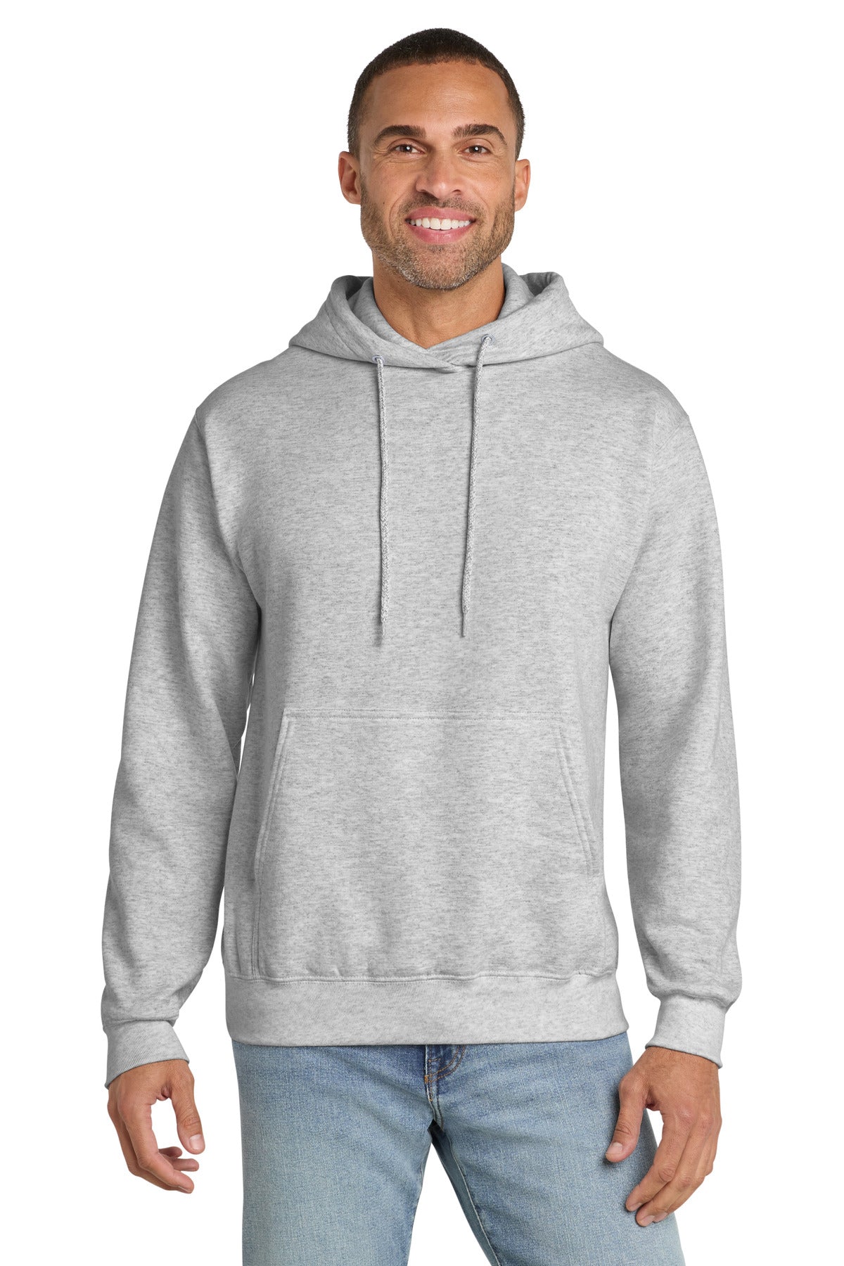 port & co ™  essential fleece pullover hooded sweatshirt.  pc90h