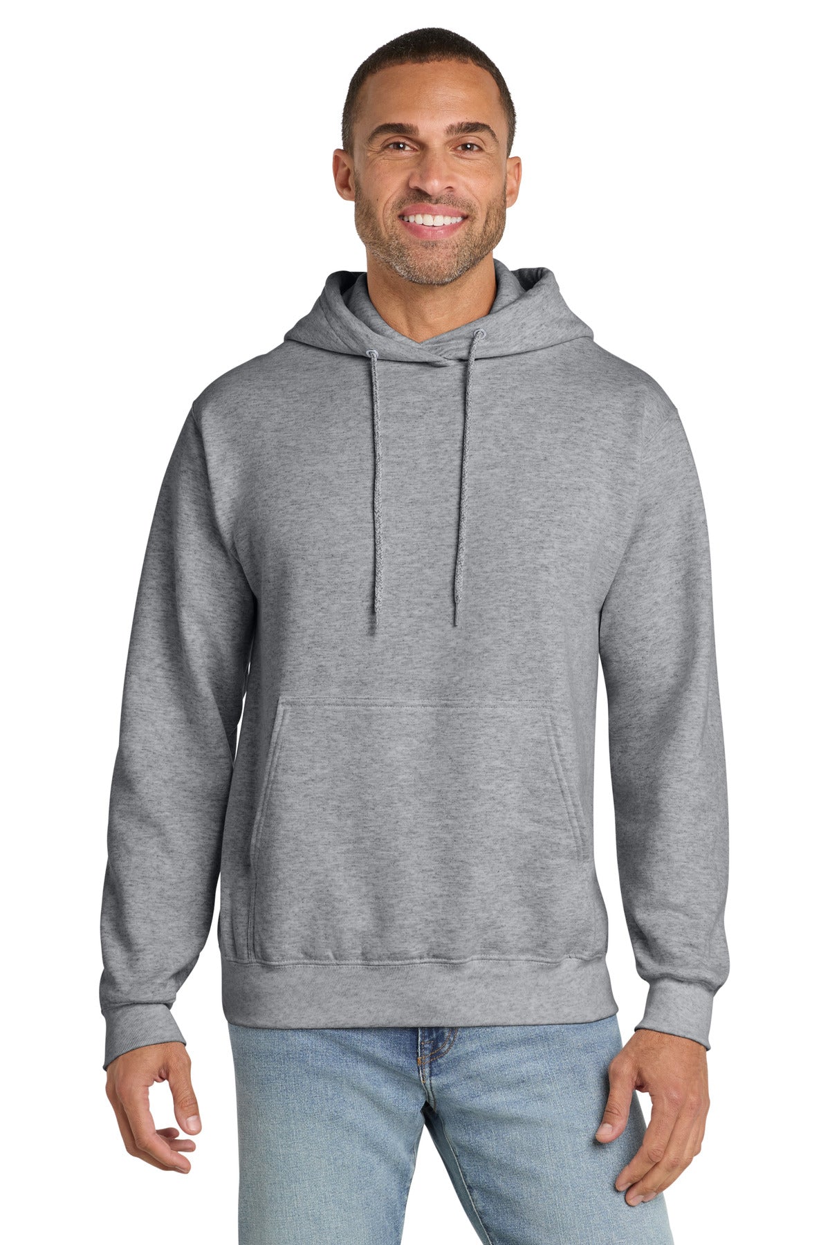 port & co ™  essential fleece pullover hooded sweatshirt.  pc90h