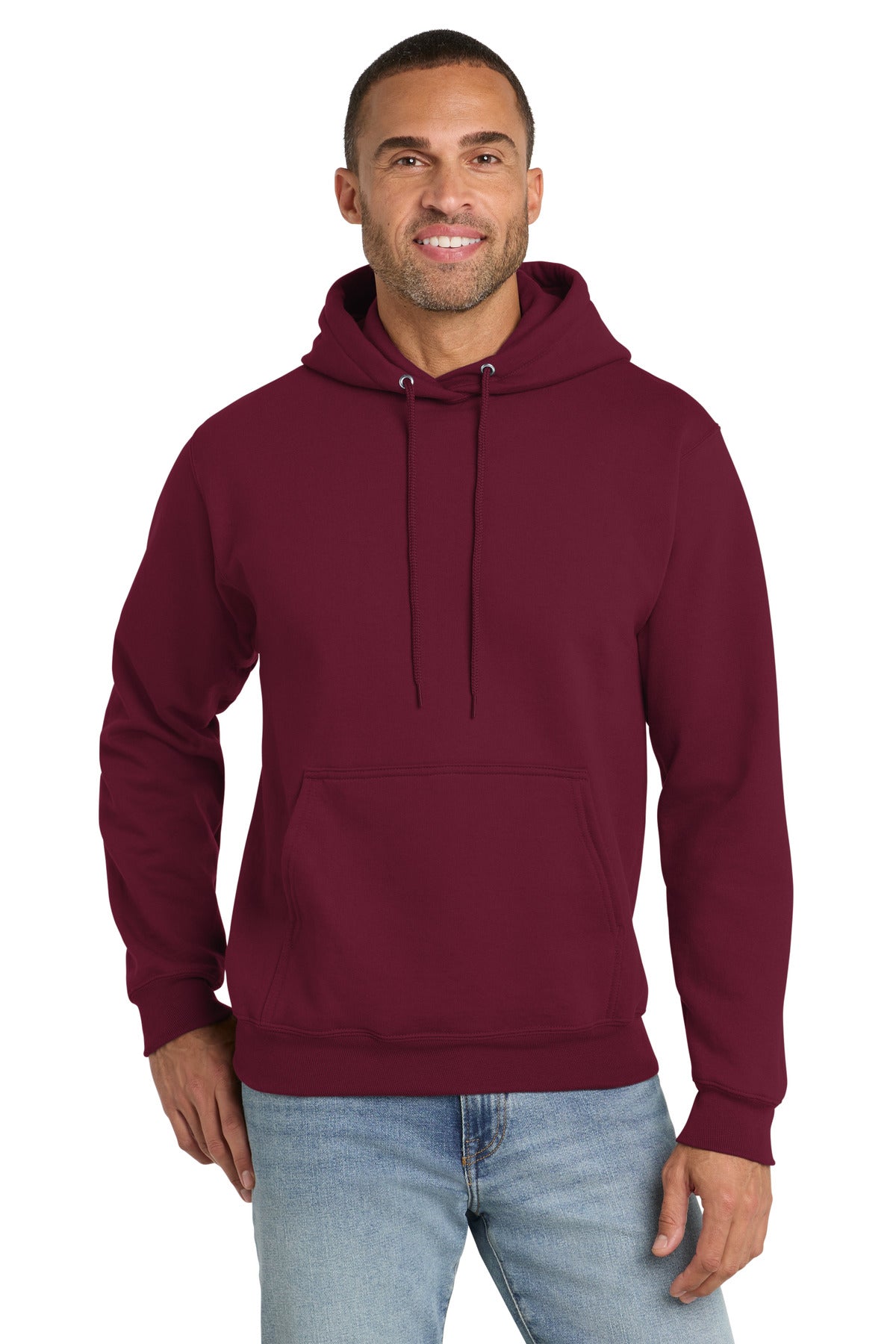 port & co ™  essential fleece pullover hooded sweatshirt.  pc90h
