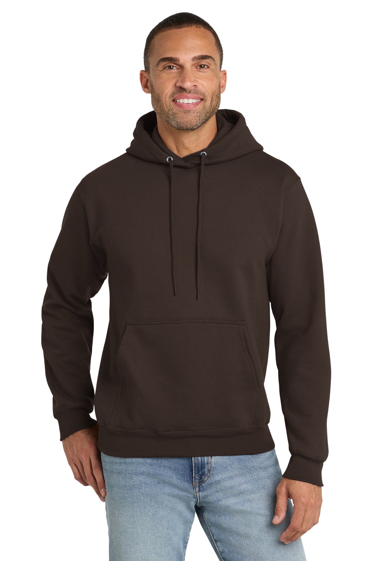 port & co ™  essential fleece pullover hooded sweatshirt.  pc90h