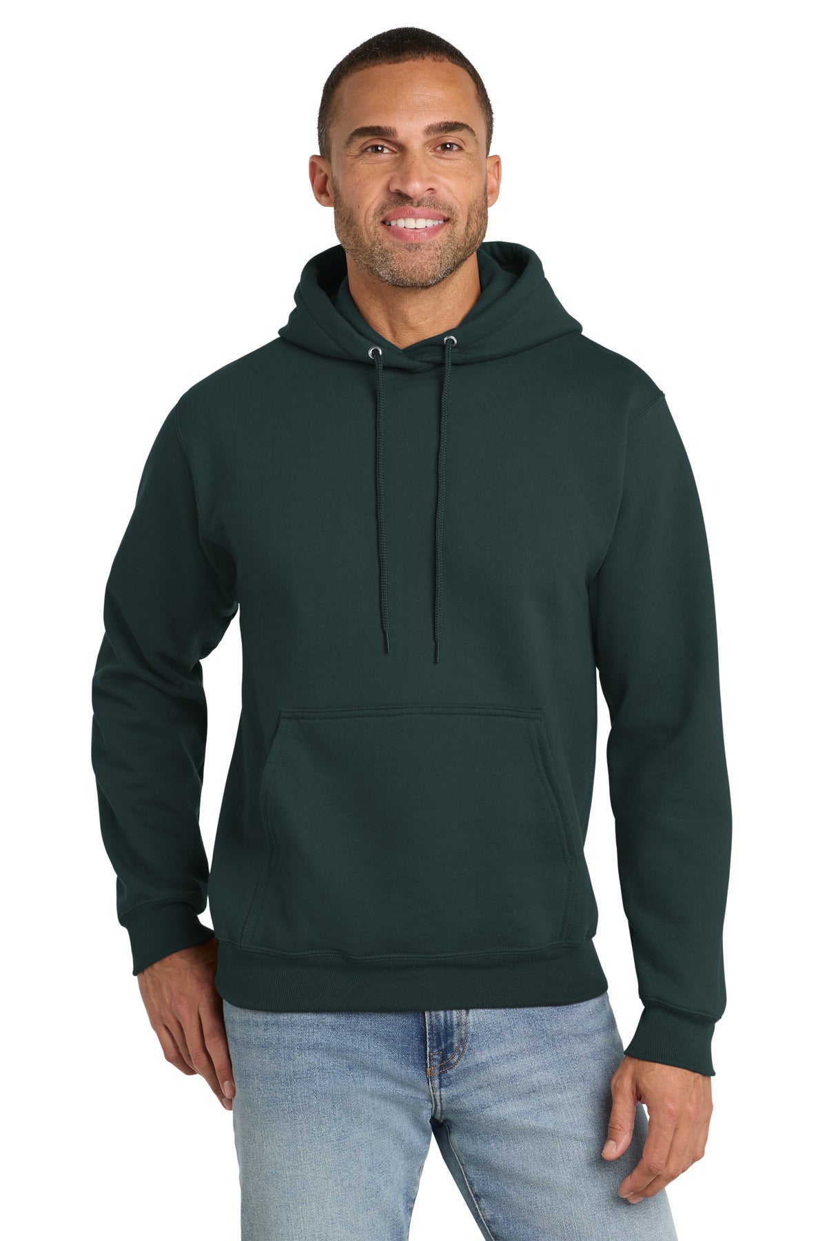 port & co ™  essential fleece pullover hooded sweatshirt.  pc90h